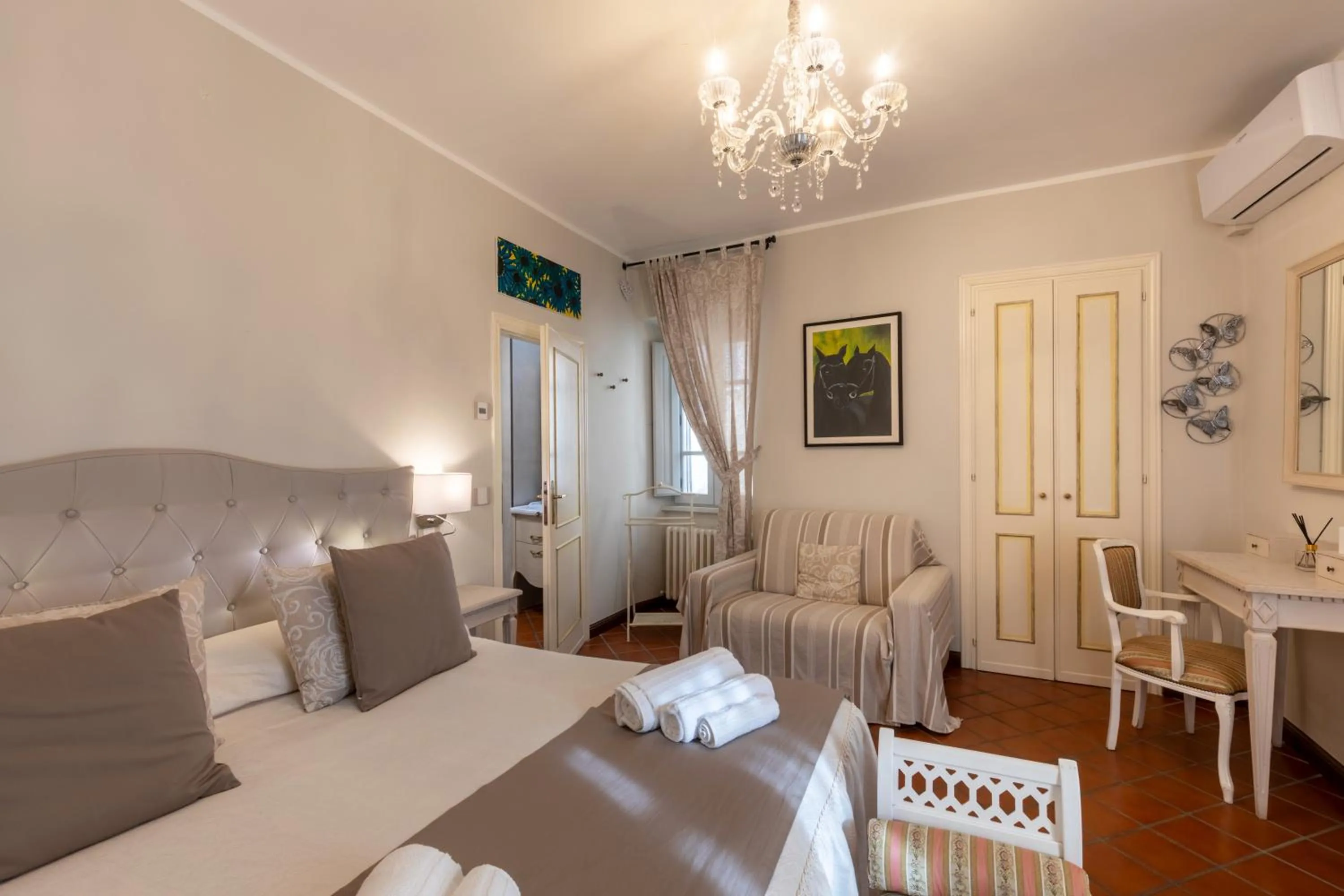 View (from property/room), Bed in Il Torrione