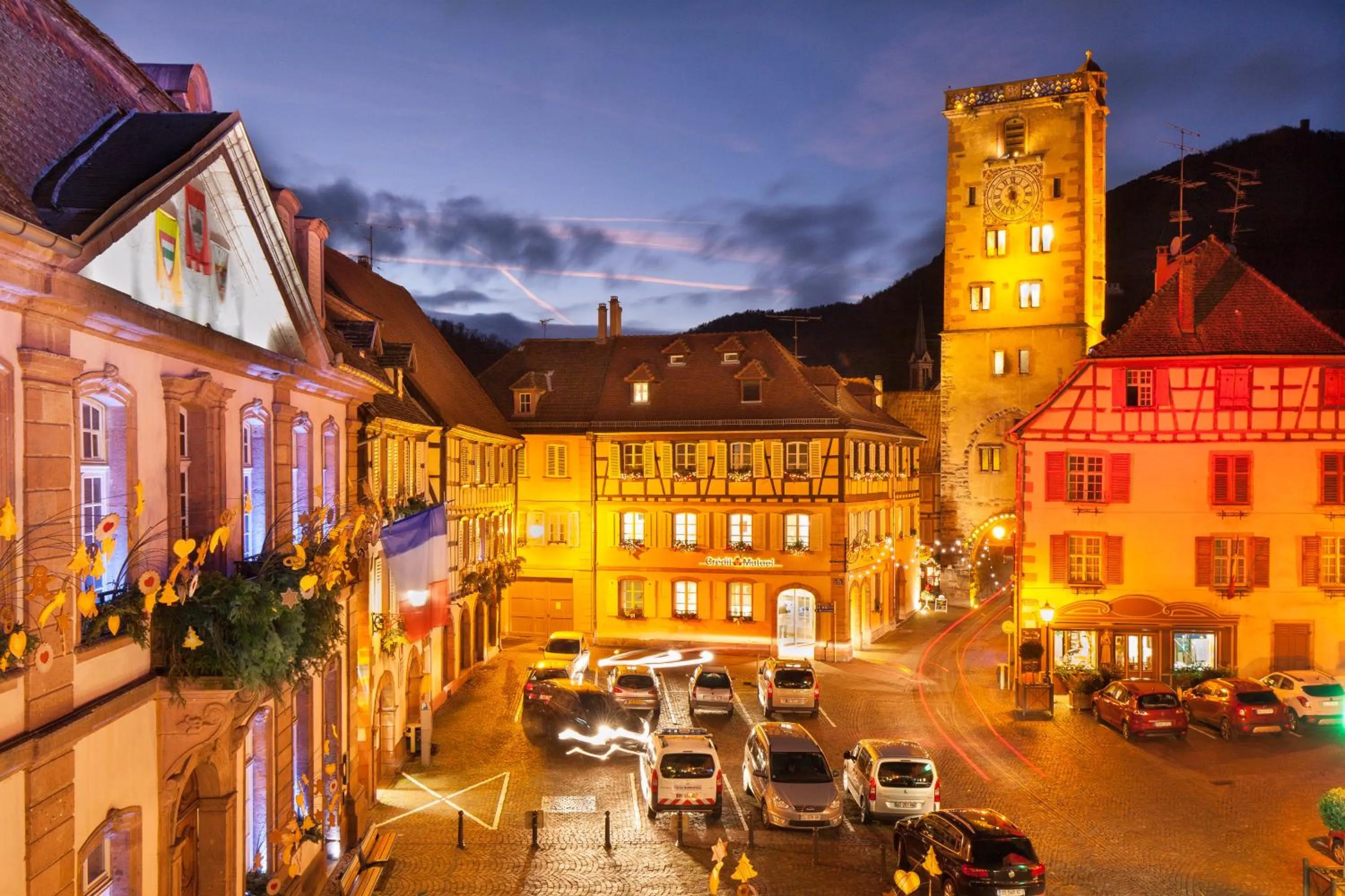 City view in Logis Hôtel de la Tour