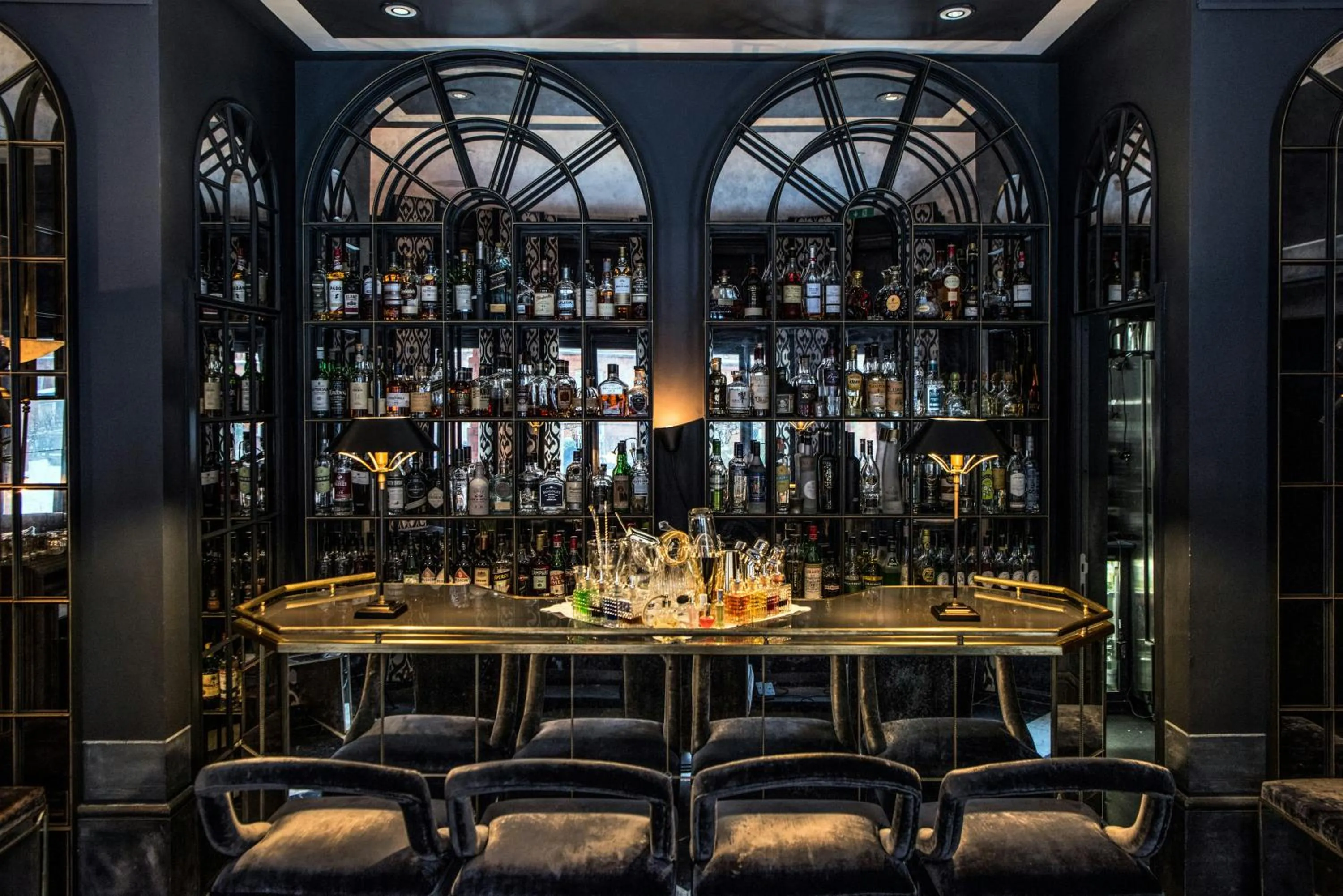 Lounge or bar in The Franklin London - Starhotels Collezione