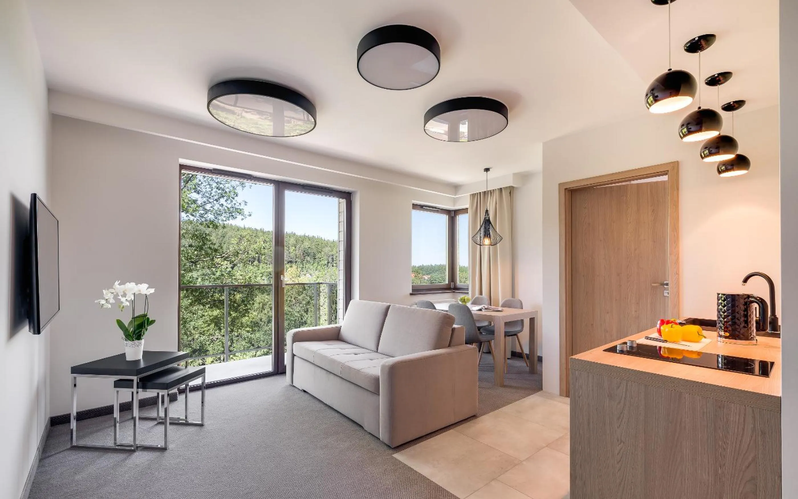 Communal lounge/ TV room in Czarny Kamień Resort & SPA