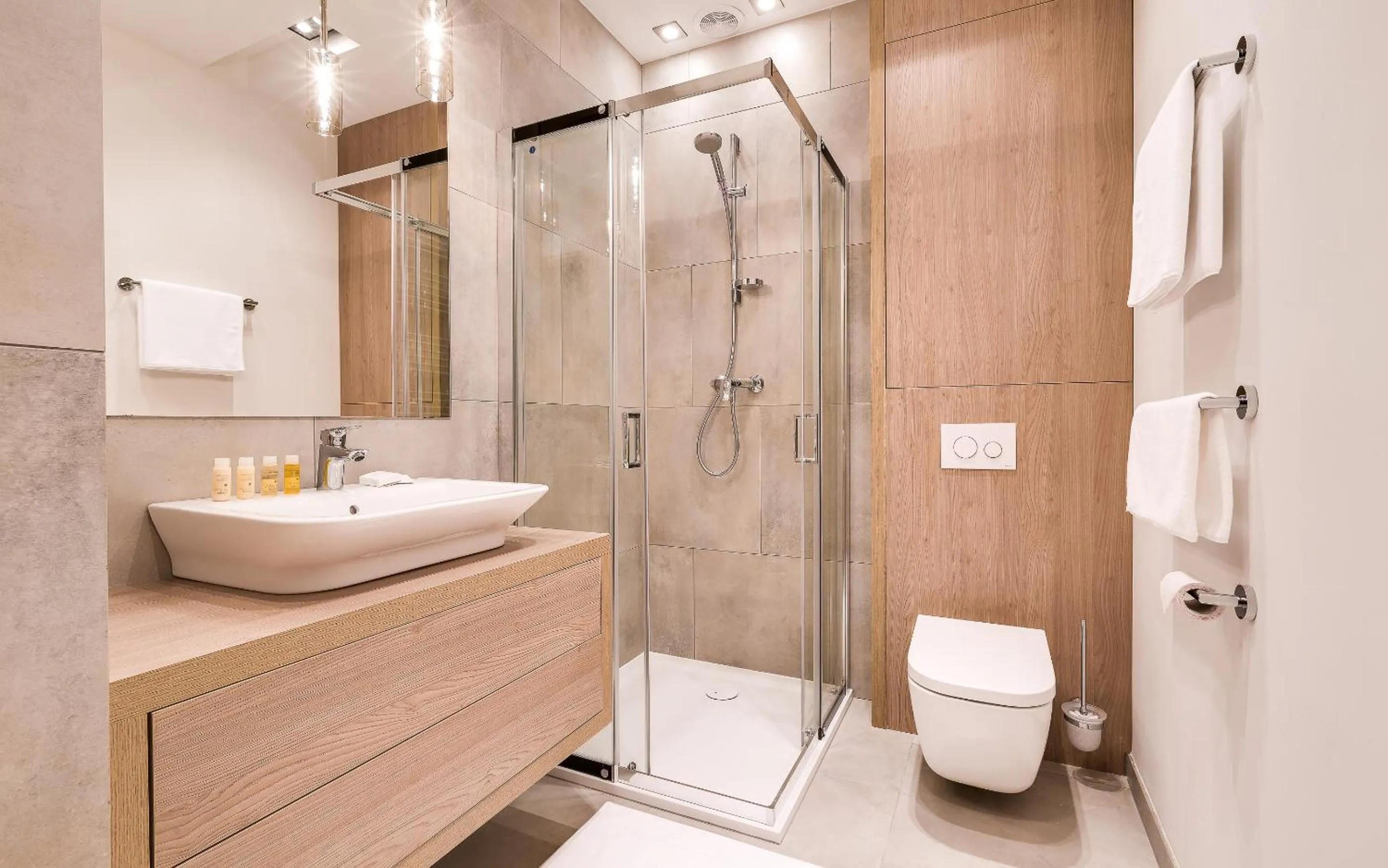 Shower in Czarny Kamień Resort & SPA