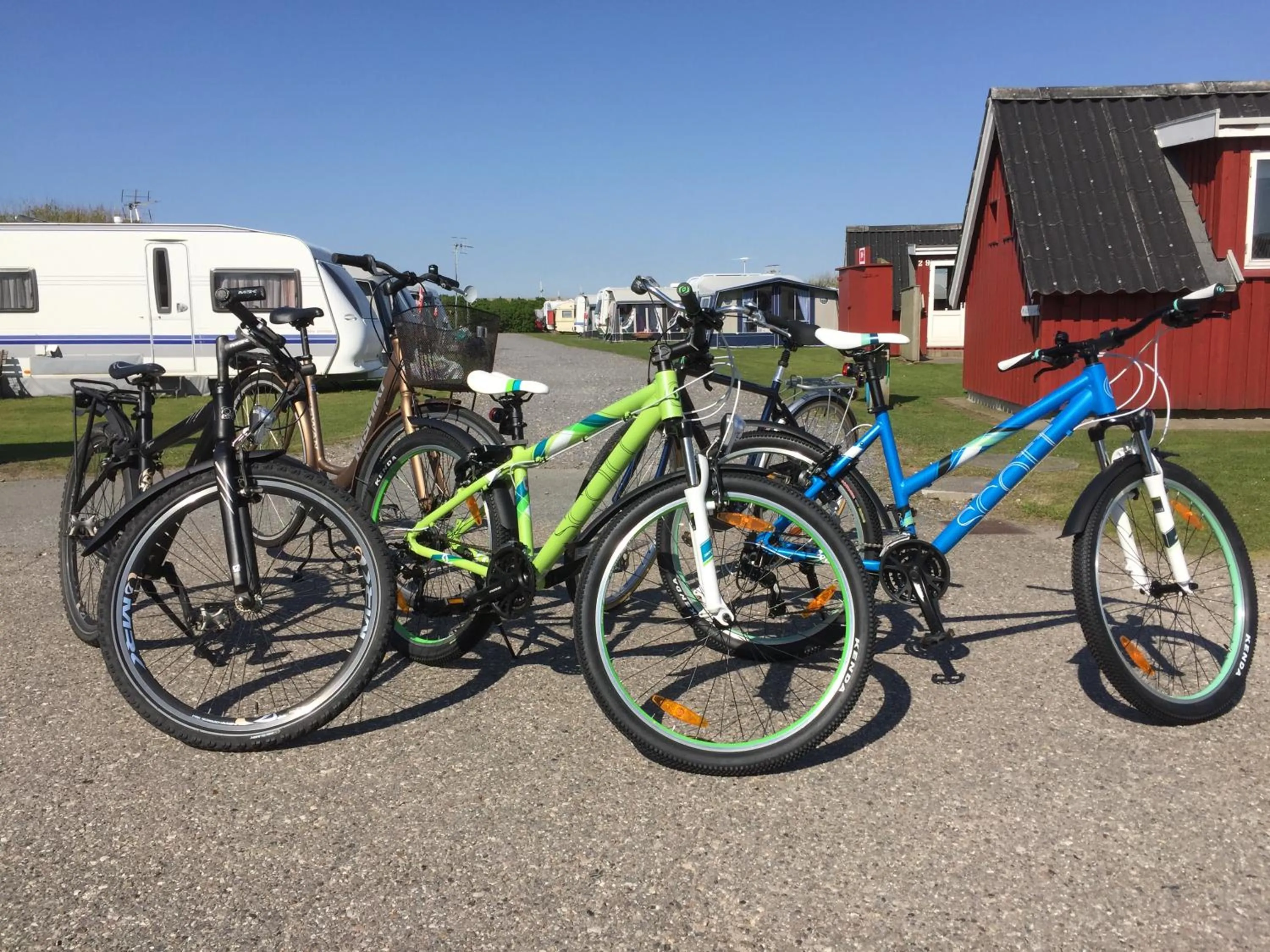 Cycling in Danhostel Thyborøn