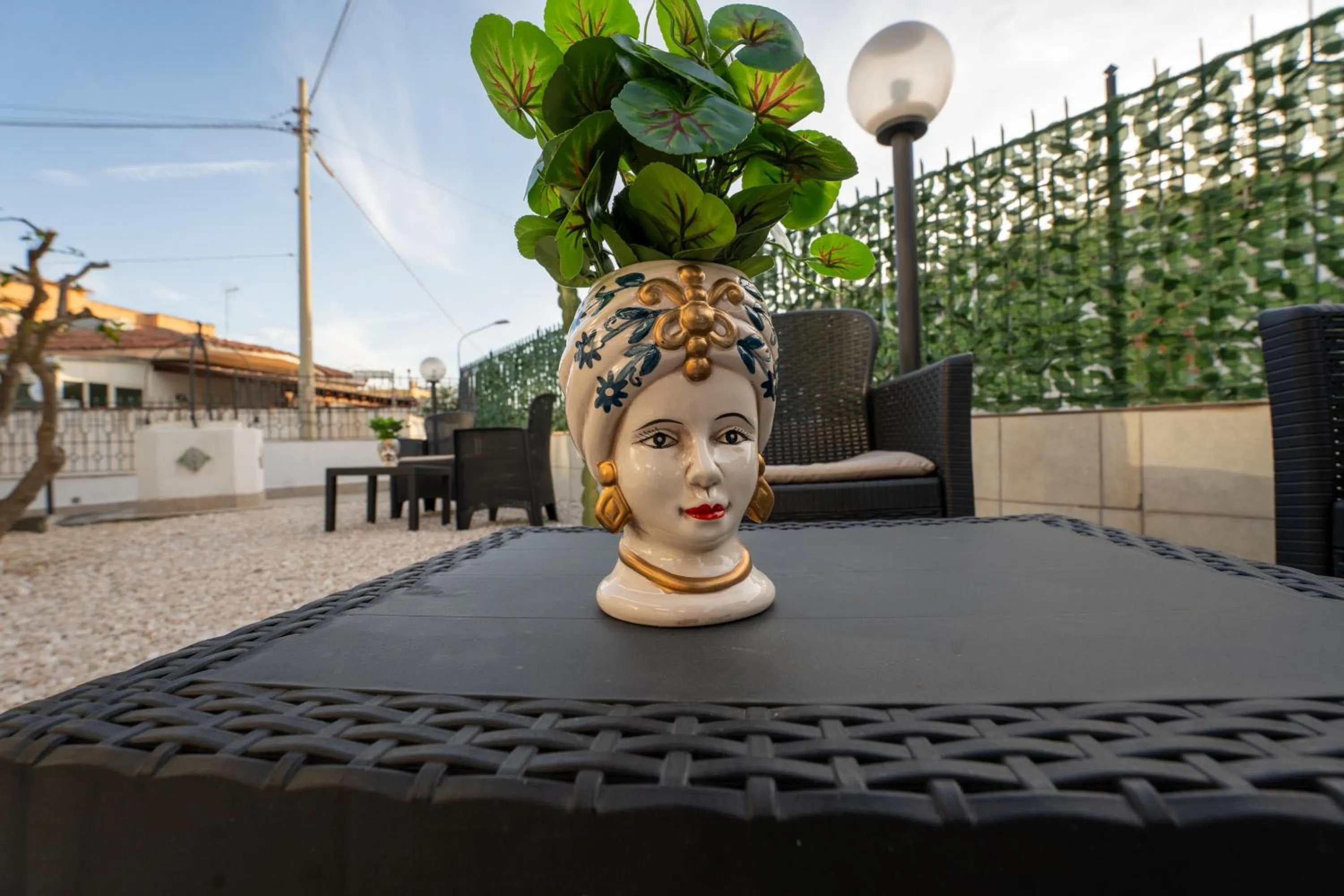 Patio in B&B Villa Achibea