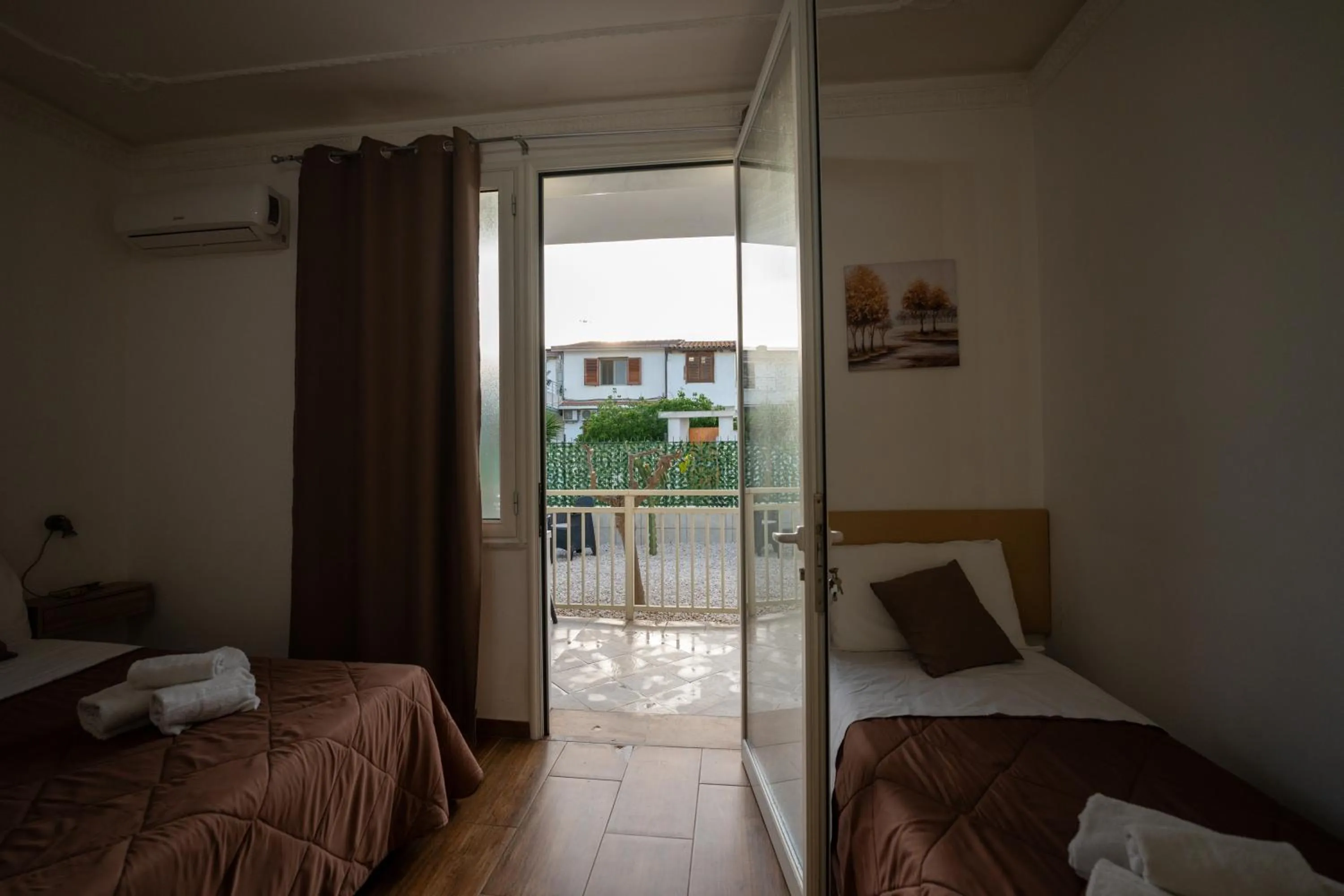 View (from property/room), Bed in B&B Villa Achibea