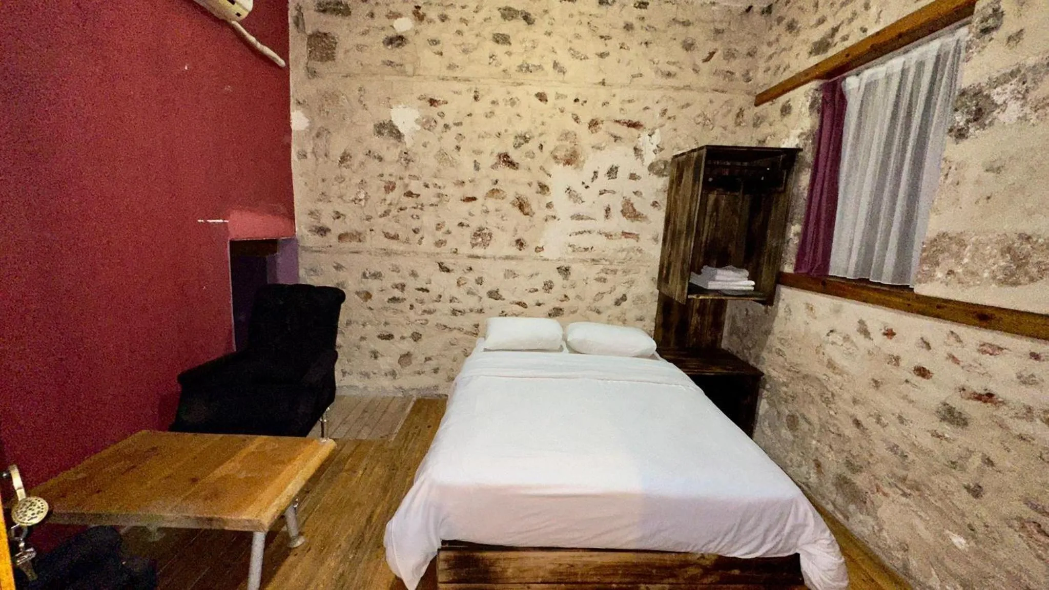 Bed in Otel Wood House