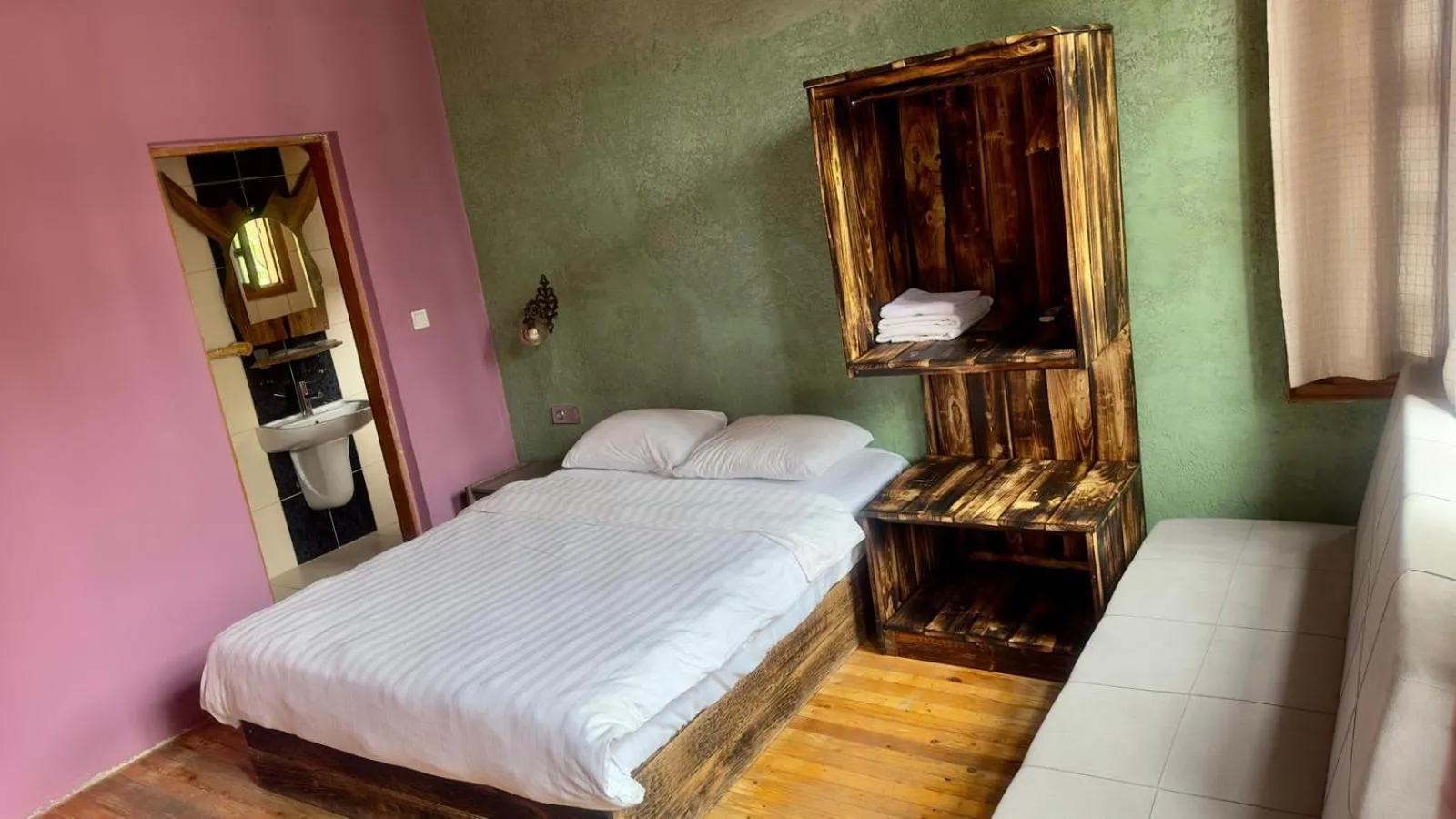 Bed in Otel Wood House