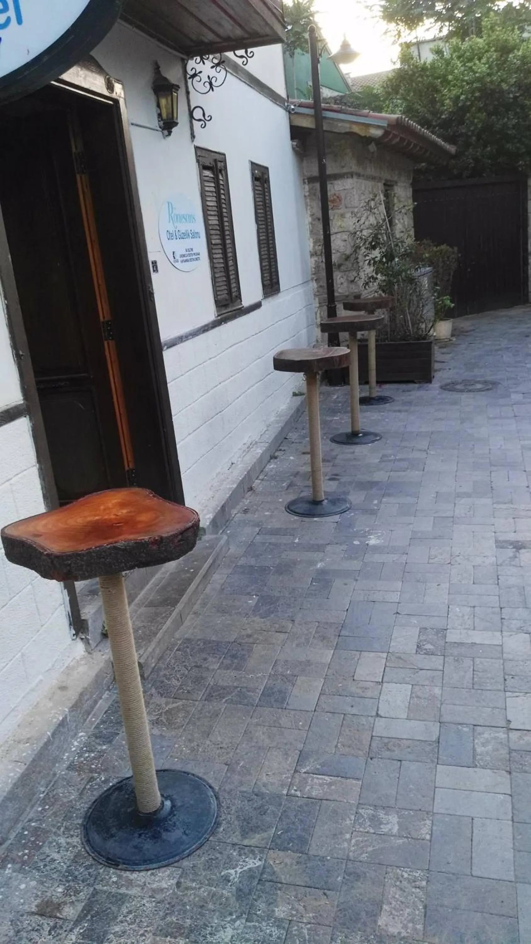 Facade/entrance in Otel Wood House