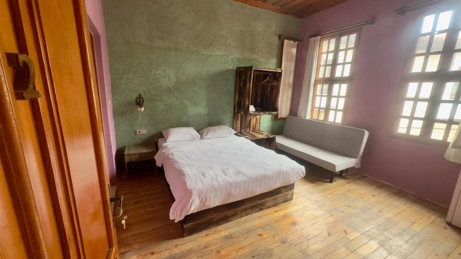 Bed in Otel Wood House