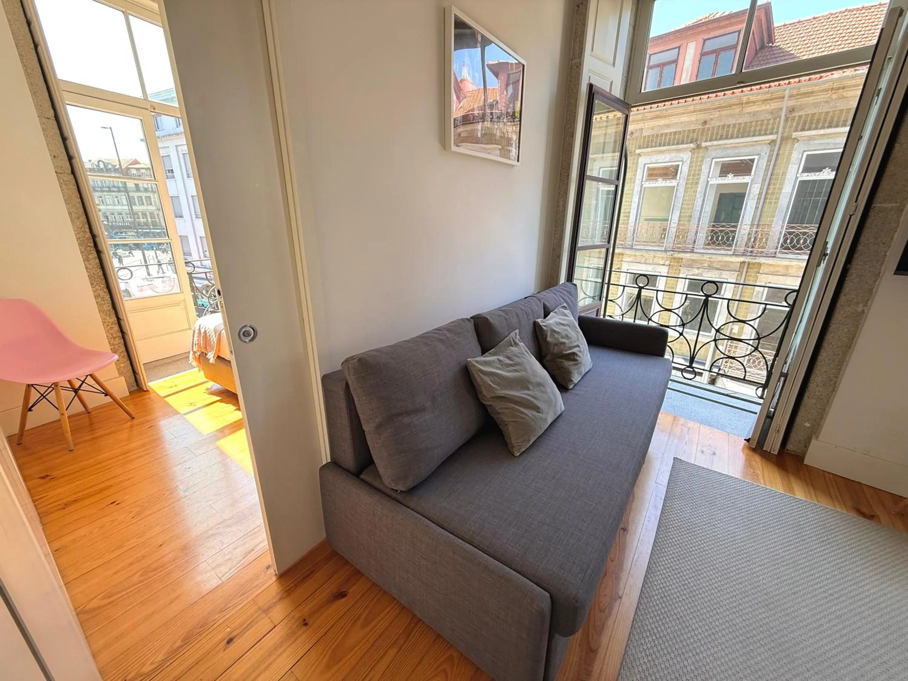 Living room in Porto Cinema Apartments