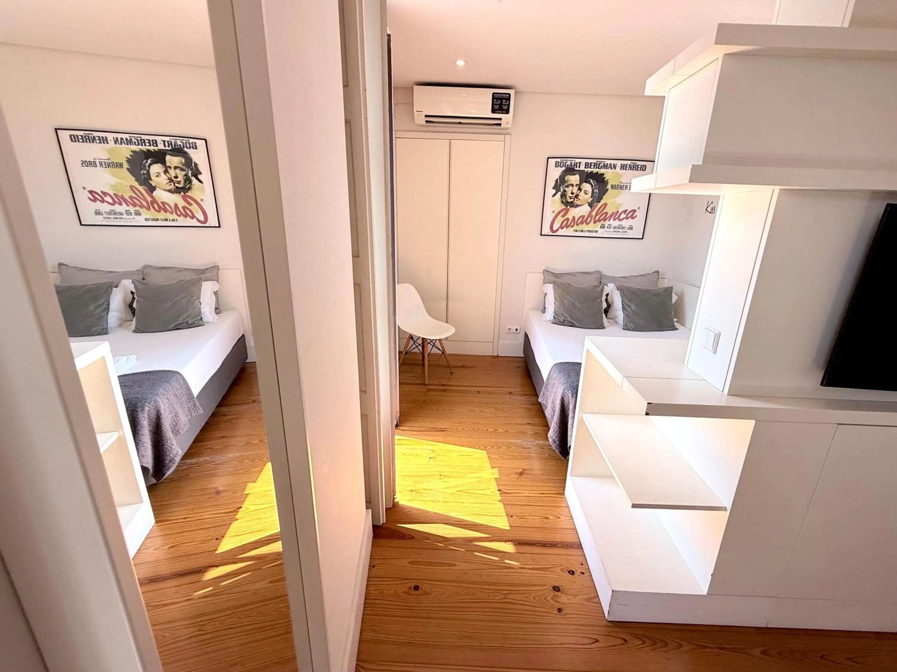 Bed in Porto Cinema Apartments