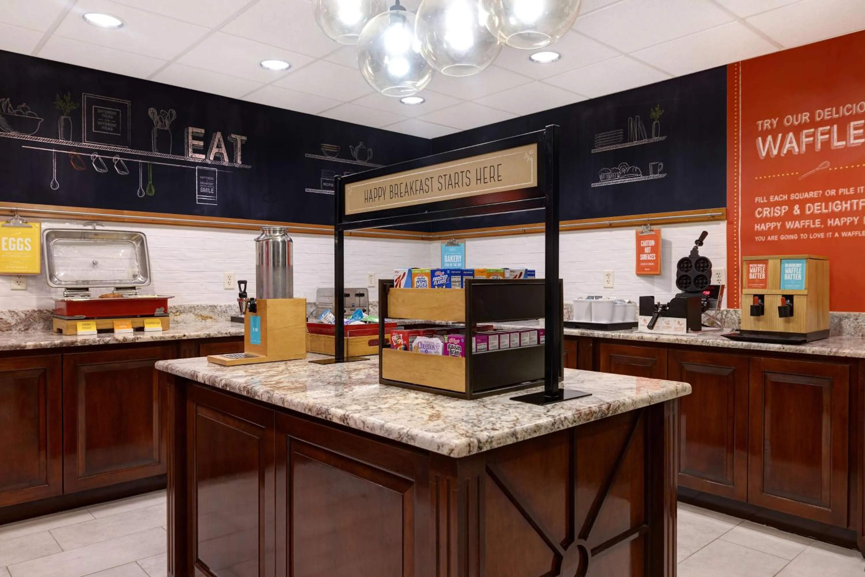 Breakfast in Hampton Inn by Hilton in Hot Springs, Arkansas