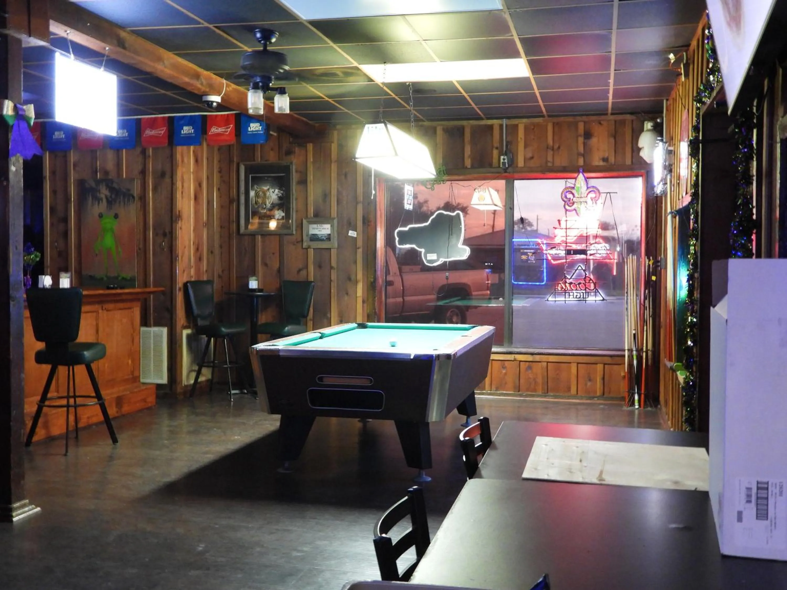 Billiard in Gators Inn on the Bayou