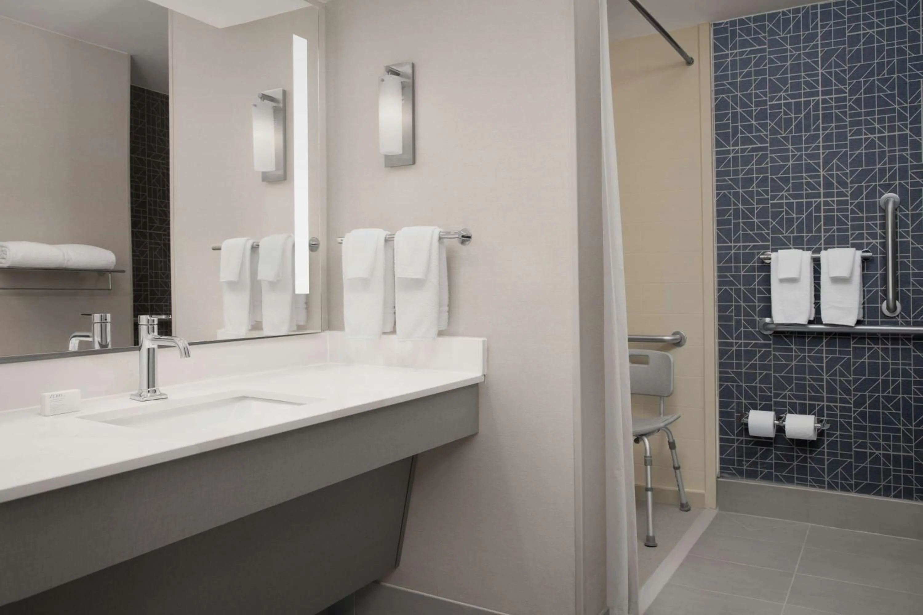 Bathroom in Homewood Suites by Hilton Alexandria