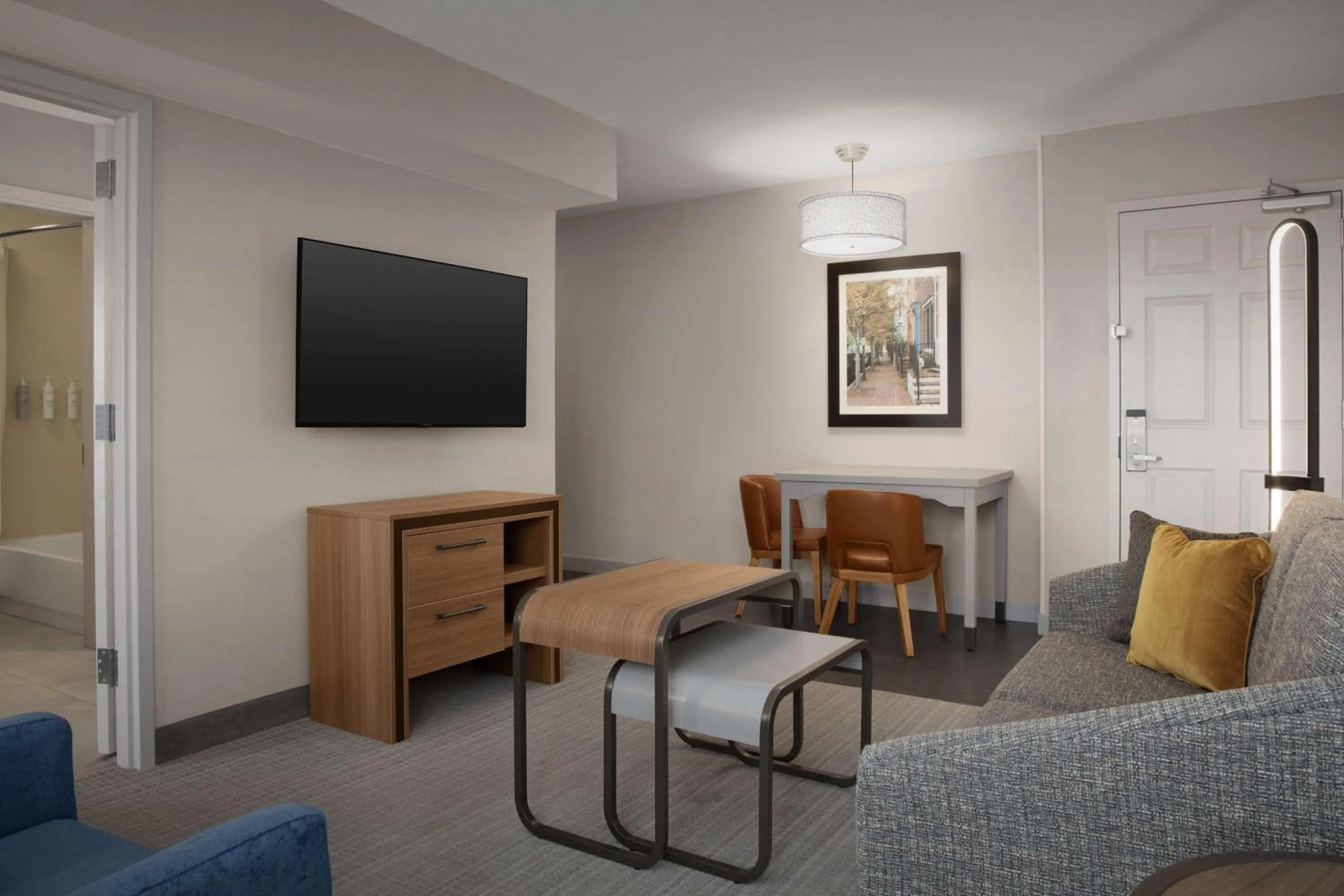 Living room in Homewood Suites by Hilton Alexandria