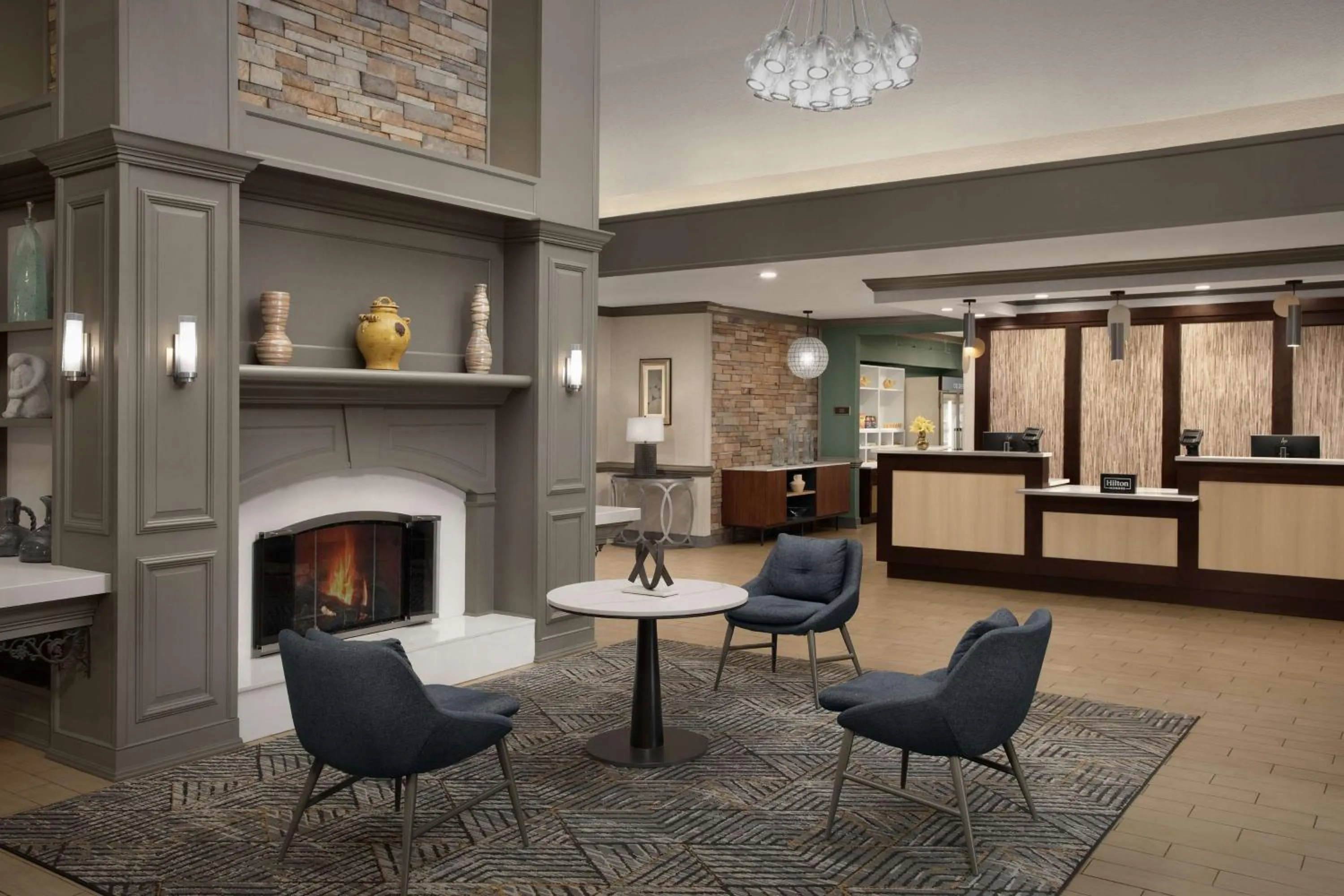 Lobby or reception in Homewood Suites by Hilton Alexandria