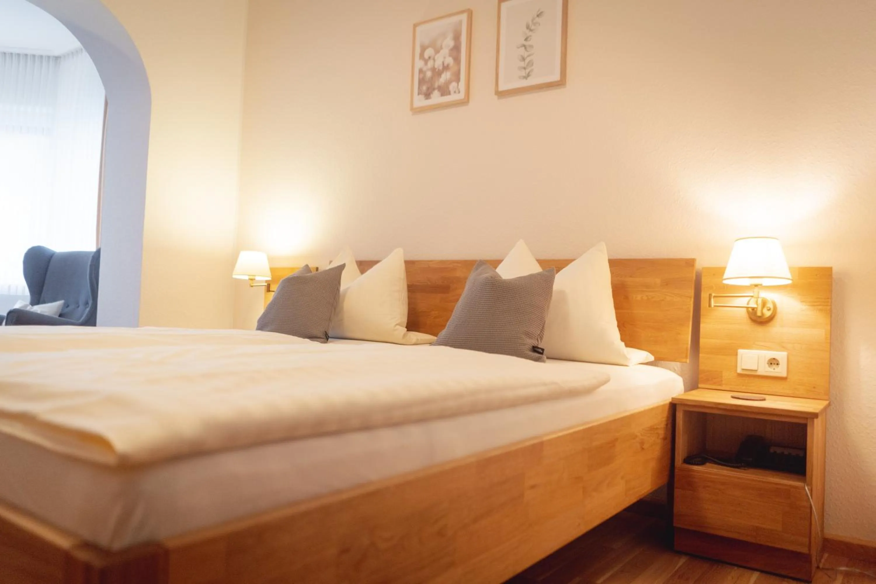 Photo of the whole room, Bed in Bio-Hotel Melter