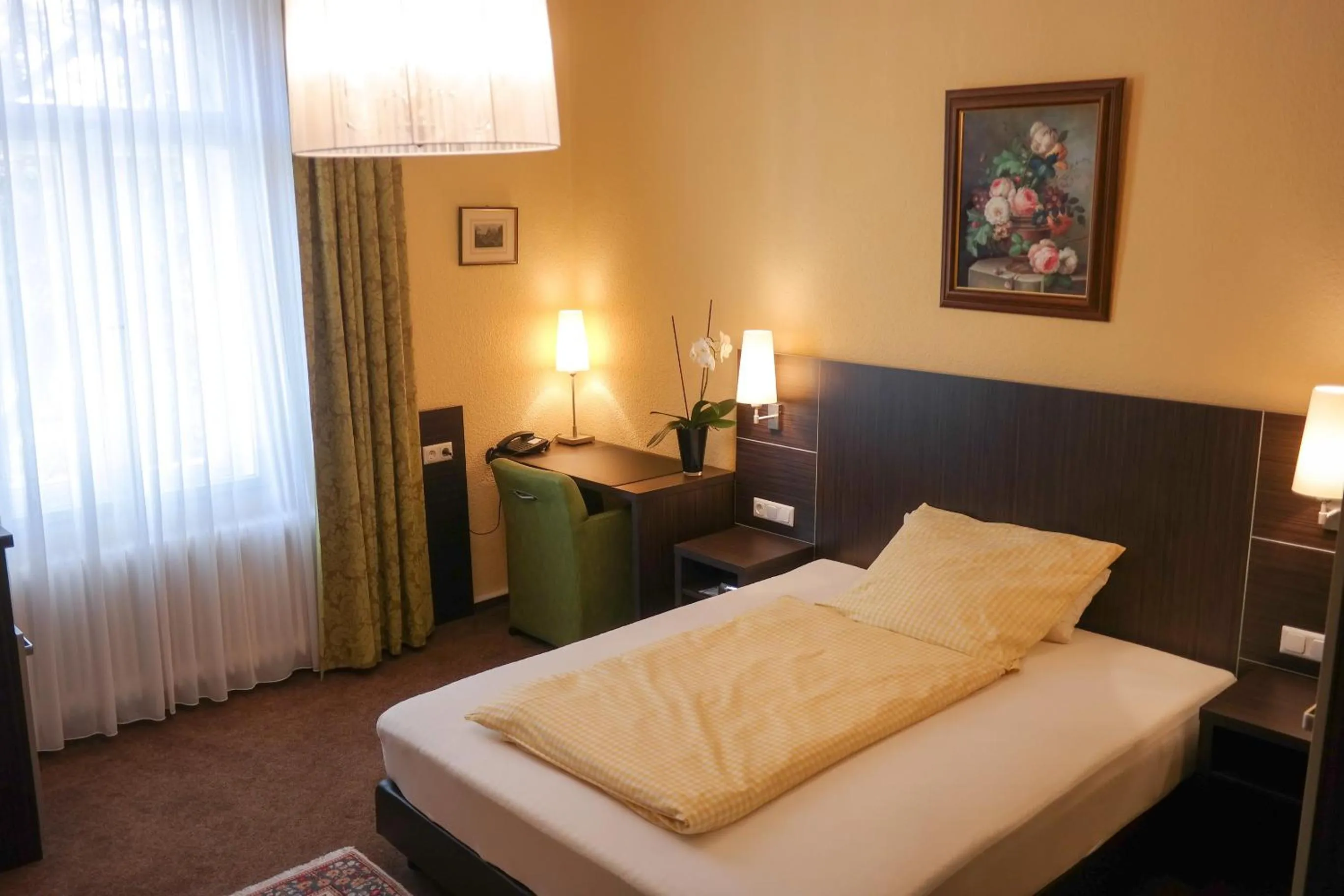 Bed in Hotel Villa Glas