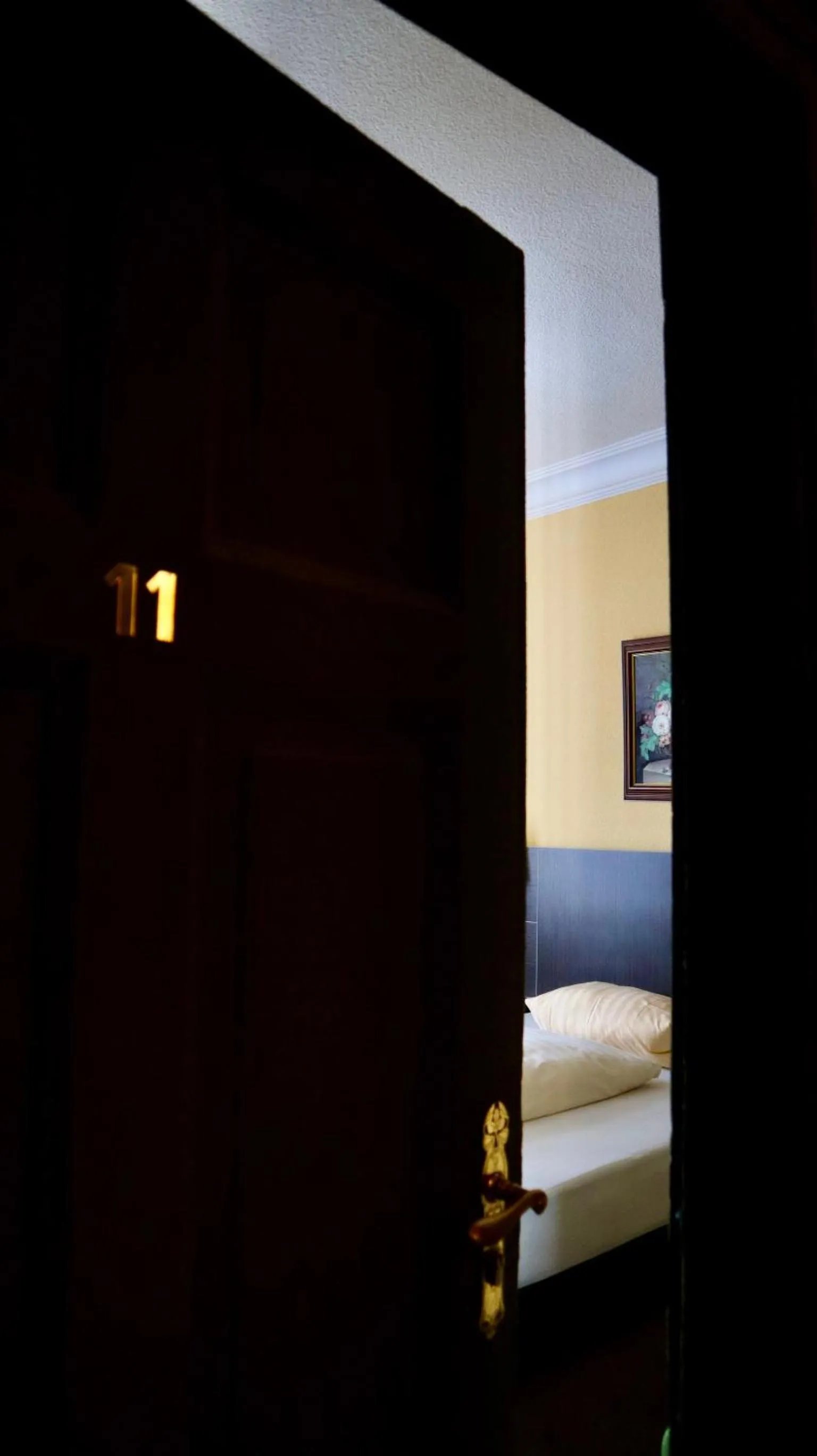 Bed in Hotel Villa Glas