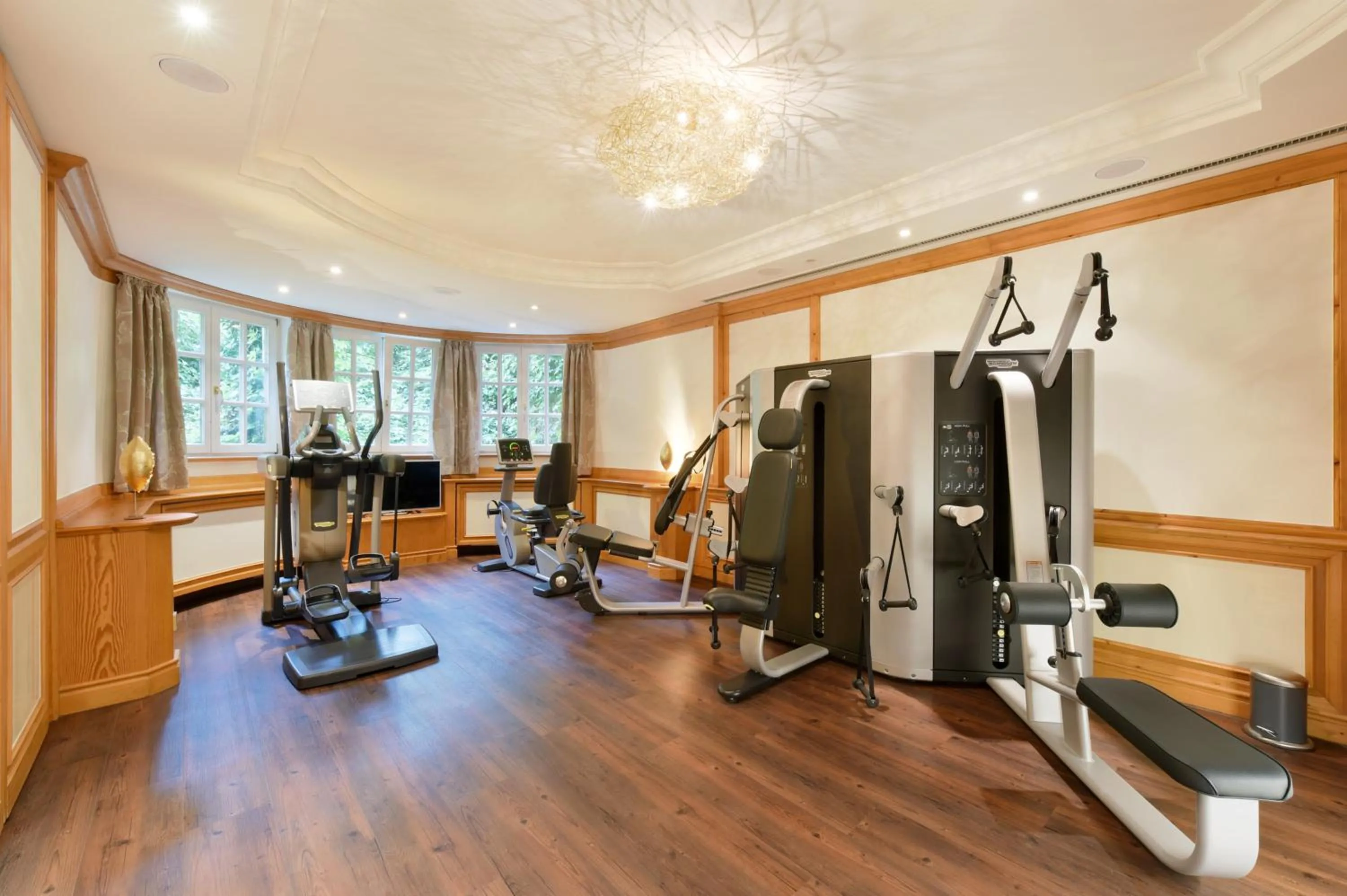 Fitness centre/facilities in Hotel Landhaus Wachtelhof