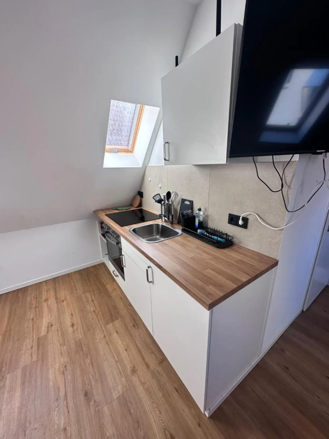 kitchen in Appartementhaus Obertrave