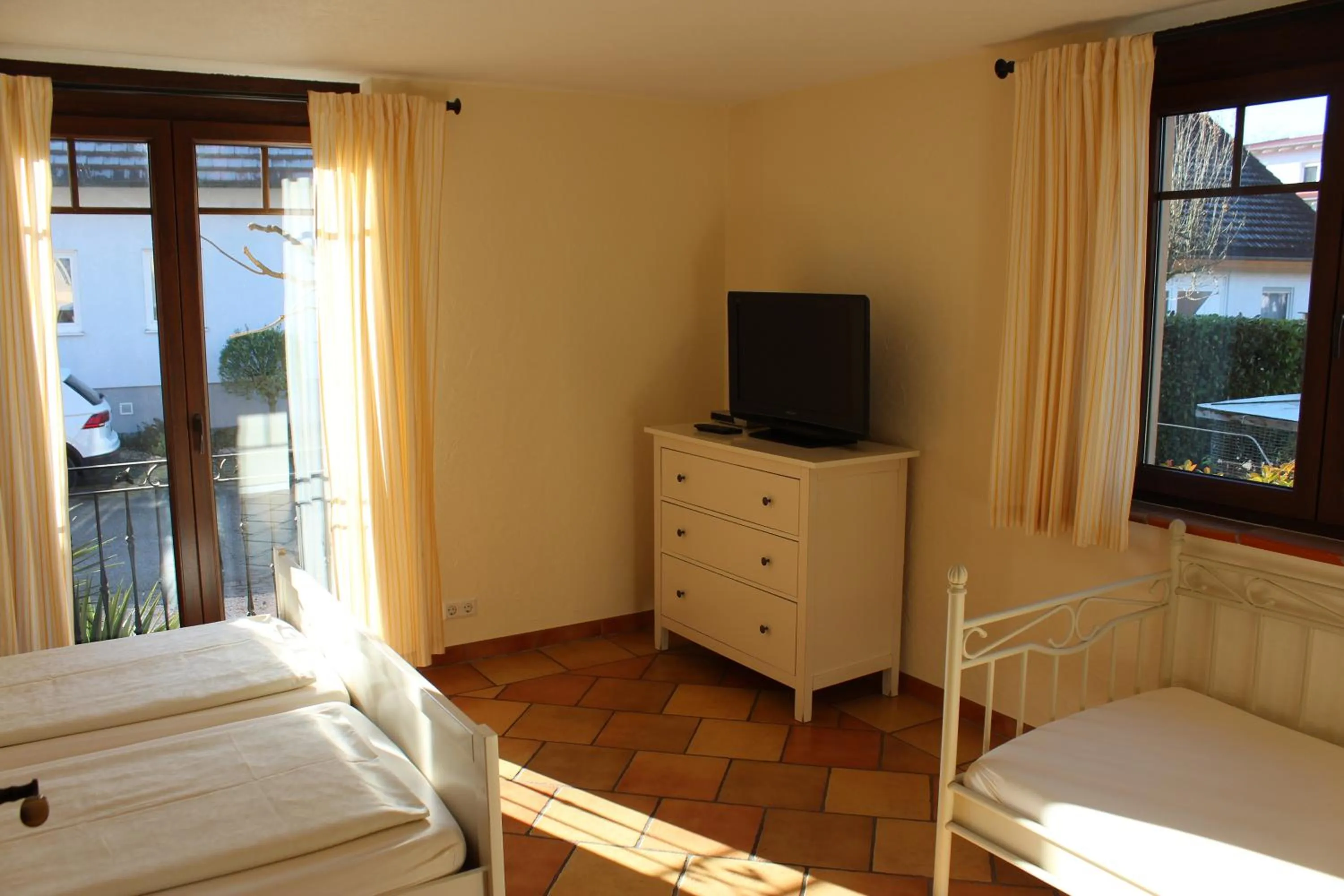 Bed in Pension Vanii, Apartments