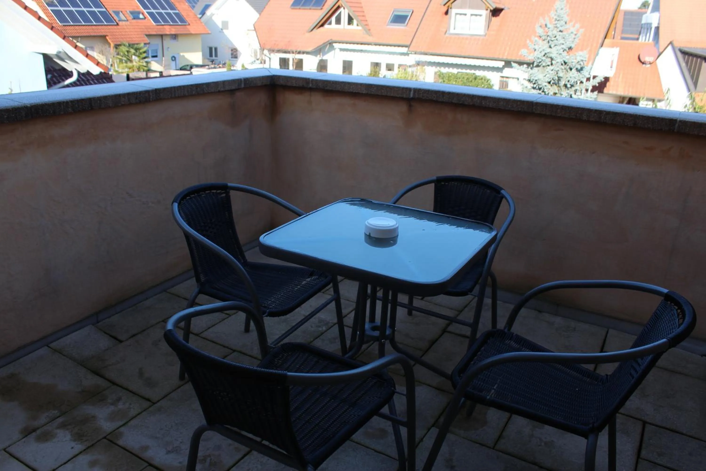 Balcony/Terrace in Pension Vanii, Apartments
