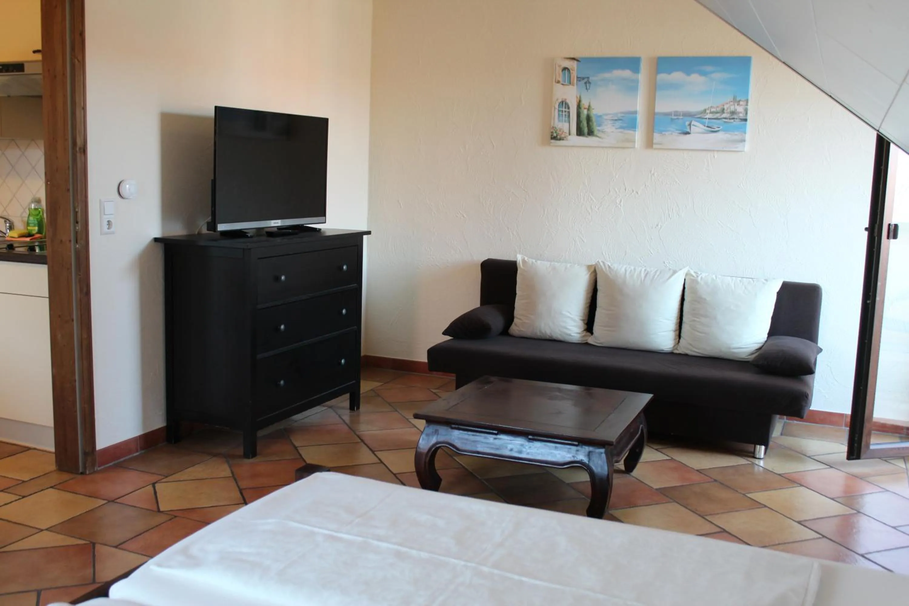 Bed in Pension Vanii, Apartments