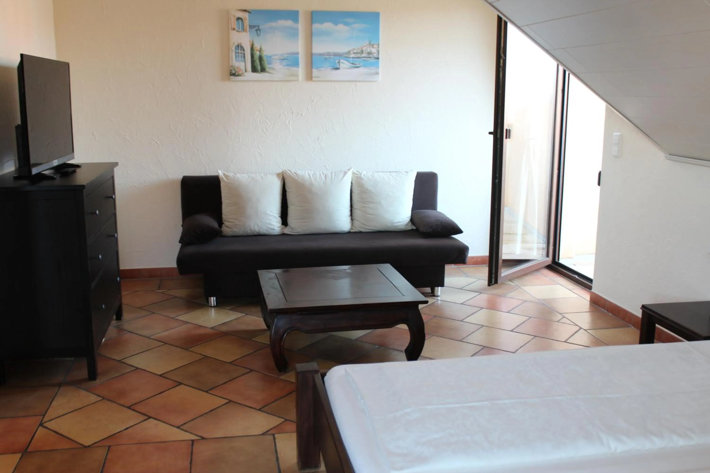 Bed in Pension Vanii, Apartments