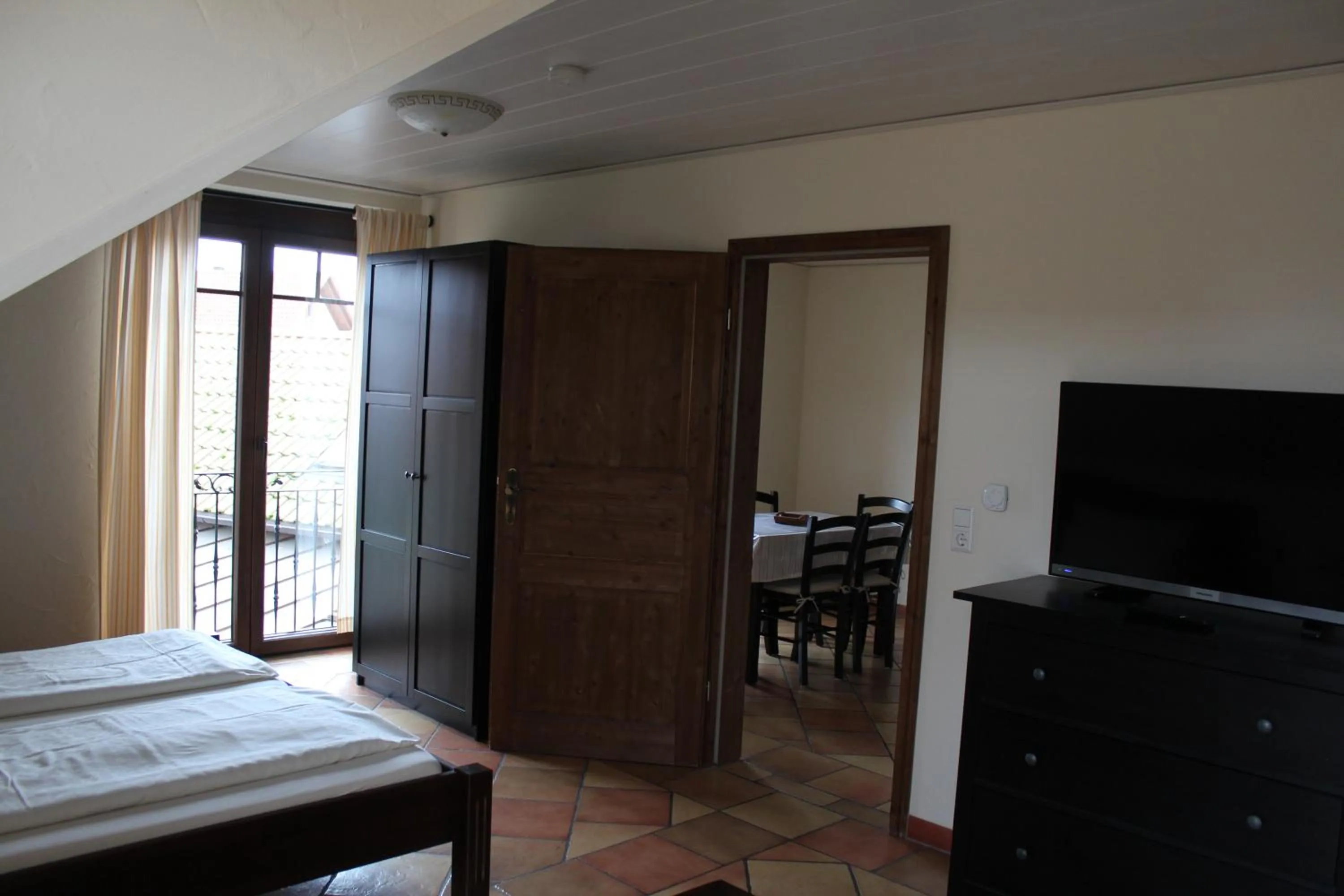 Bed in Pension Vanii, Apartments