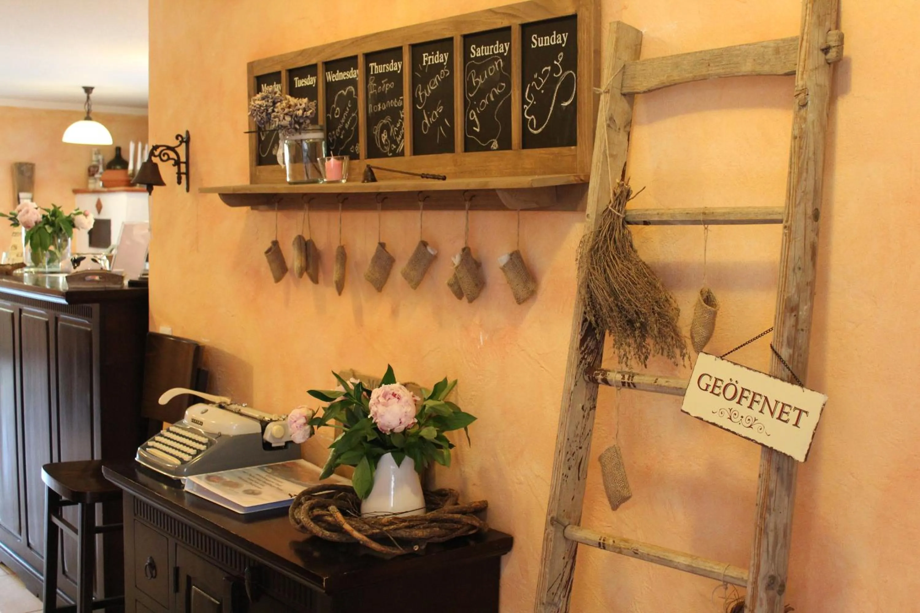 Lobby or reception in Pension Vanii, Apartments