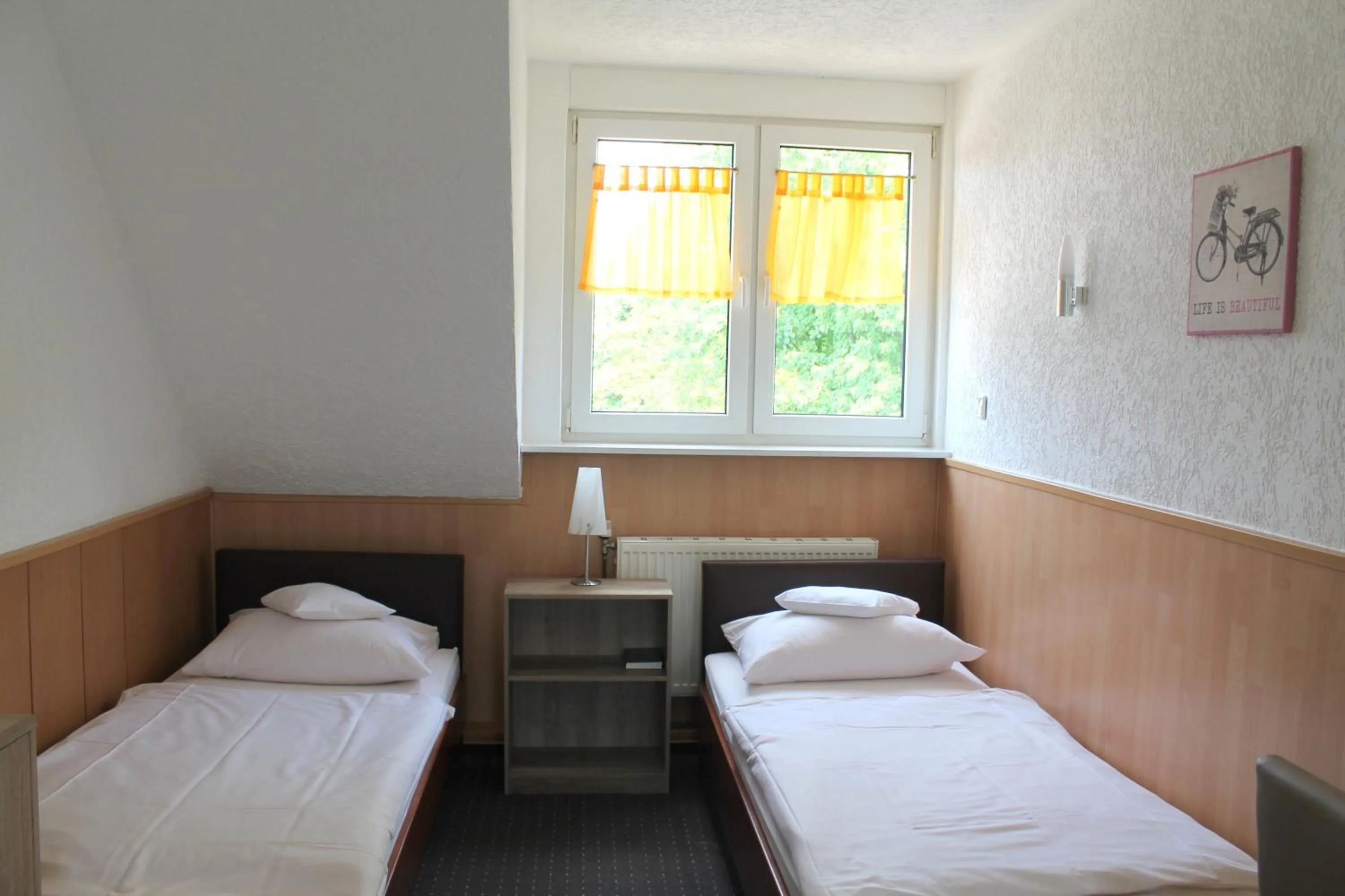 Decorative detail, Bed in TM Hotel Essen