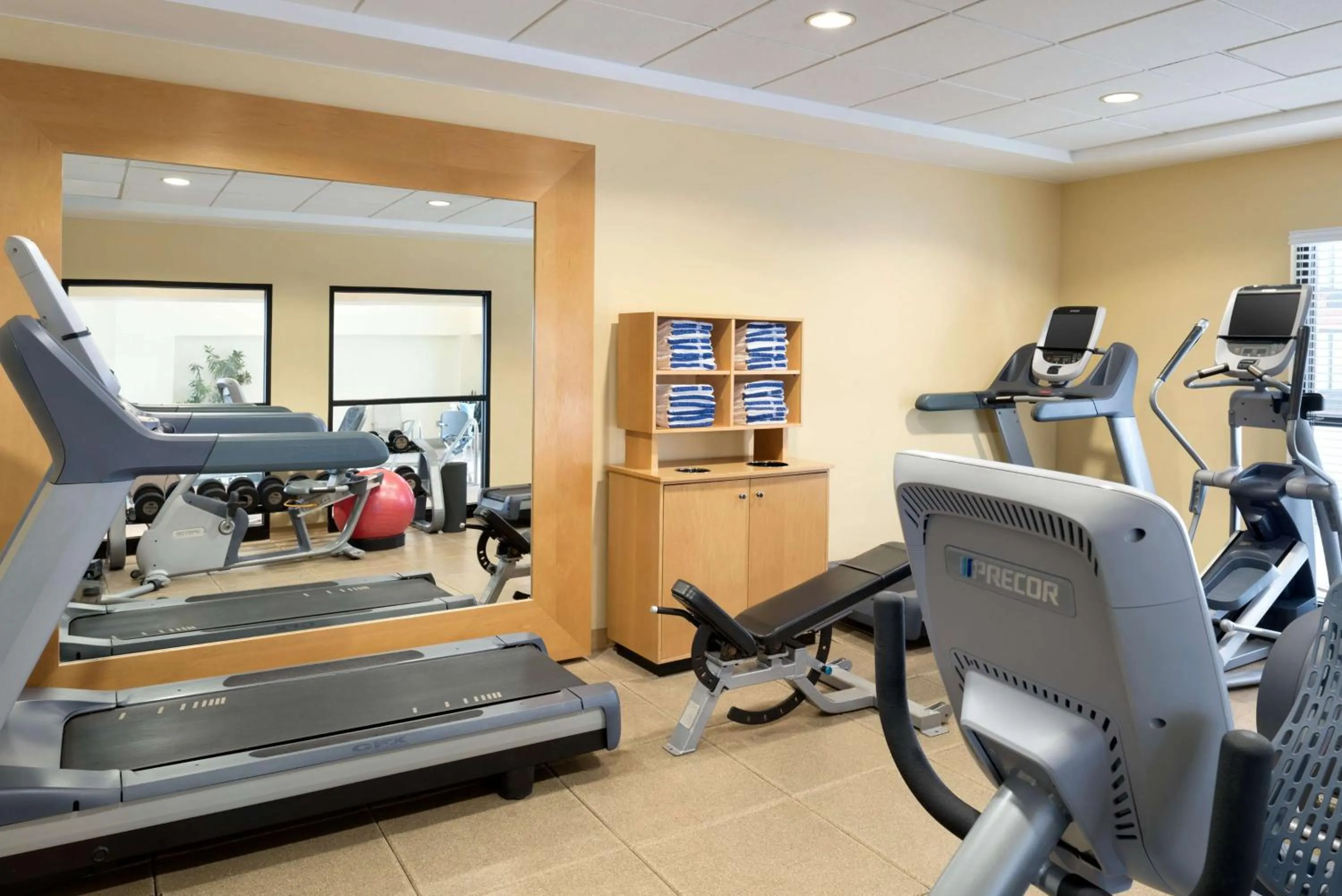 Fitness centre/facilities in DoubleTree by Hilton Milwaukee/Brookfield