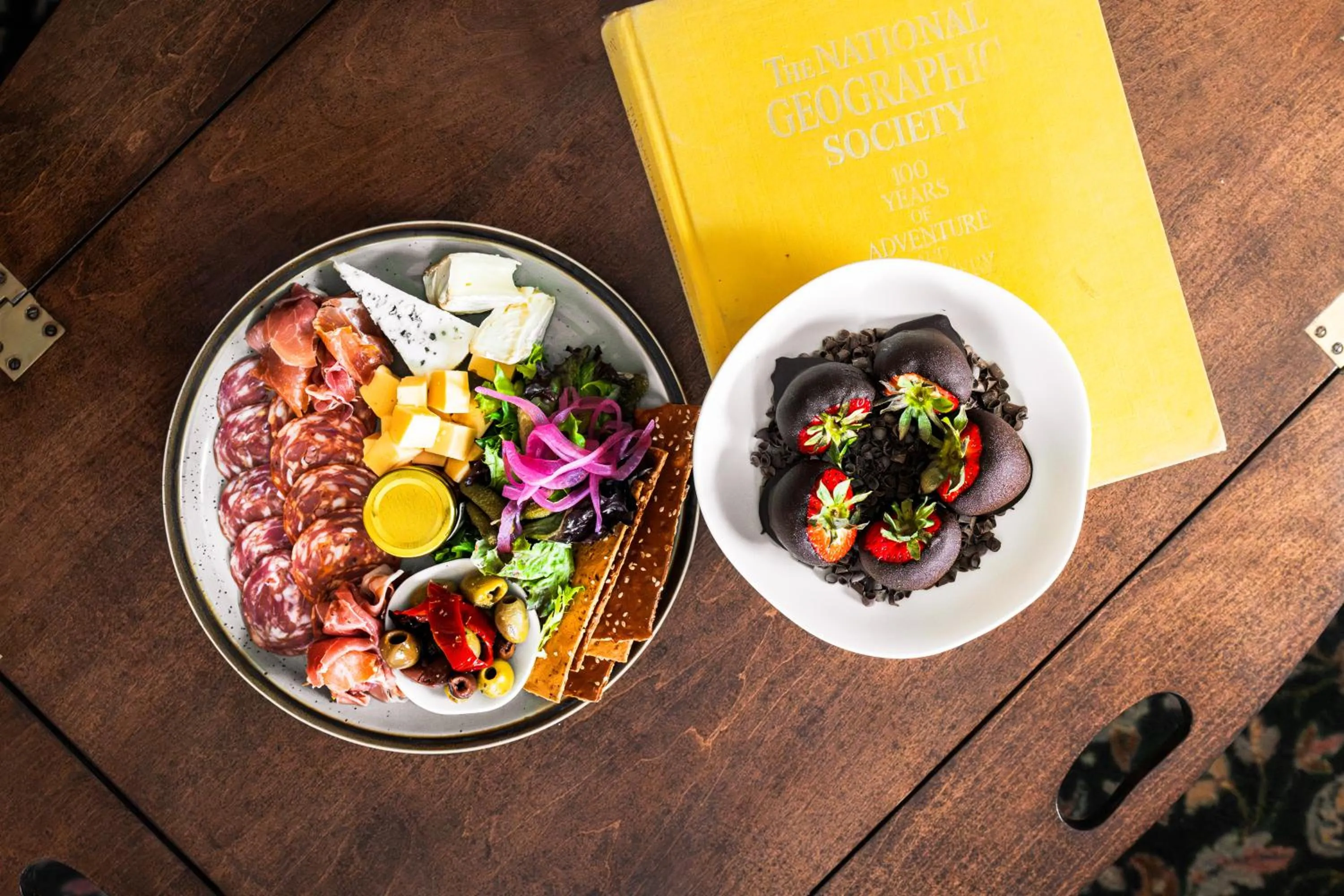 Food and drinks in The Red Lion Inn