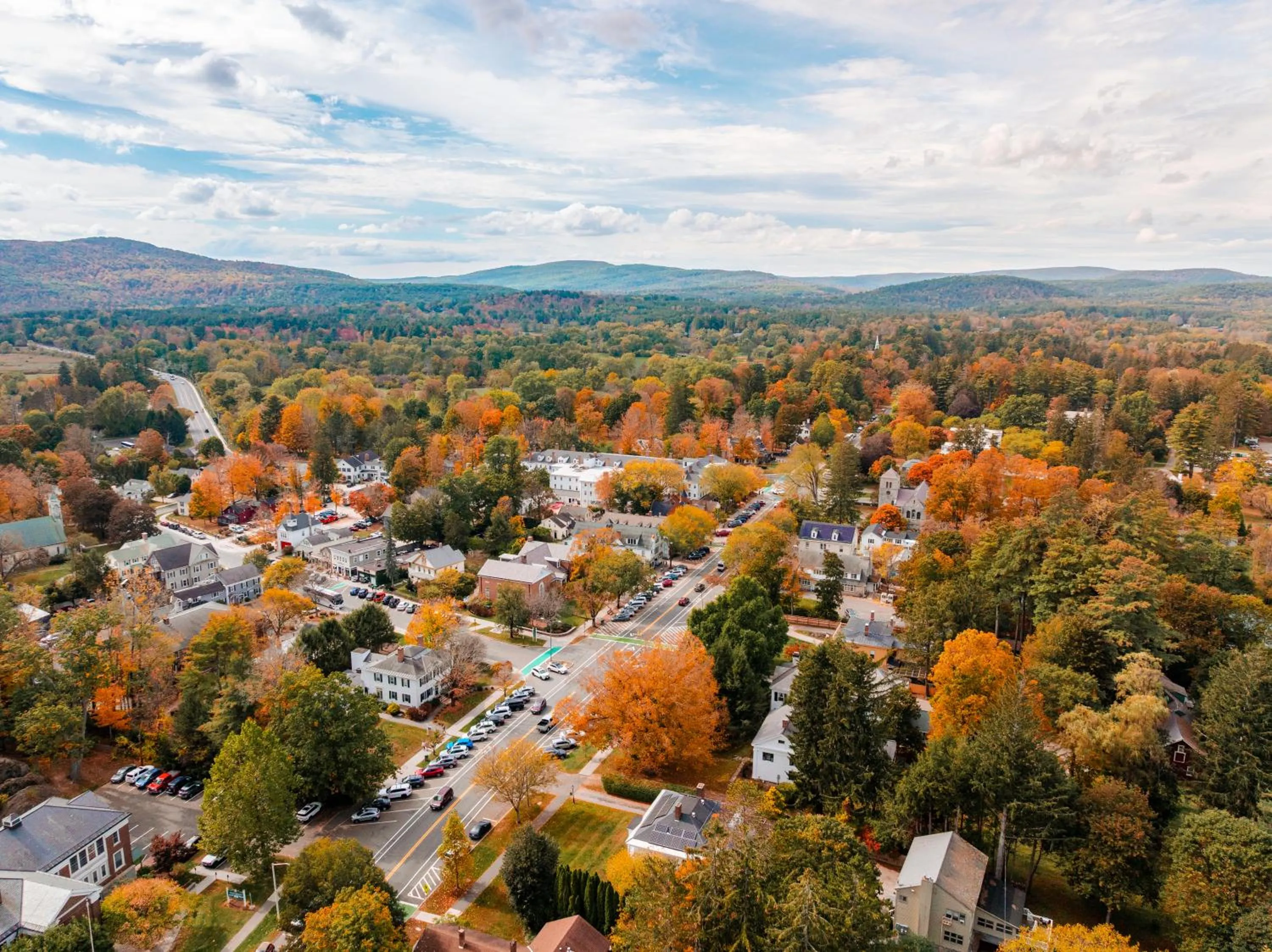 Bird's eye view in The Red Lion Inn