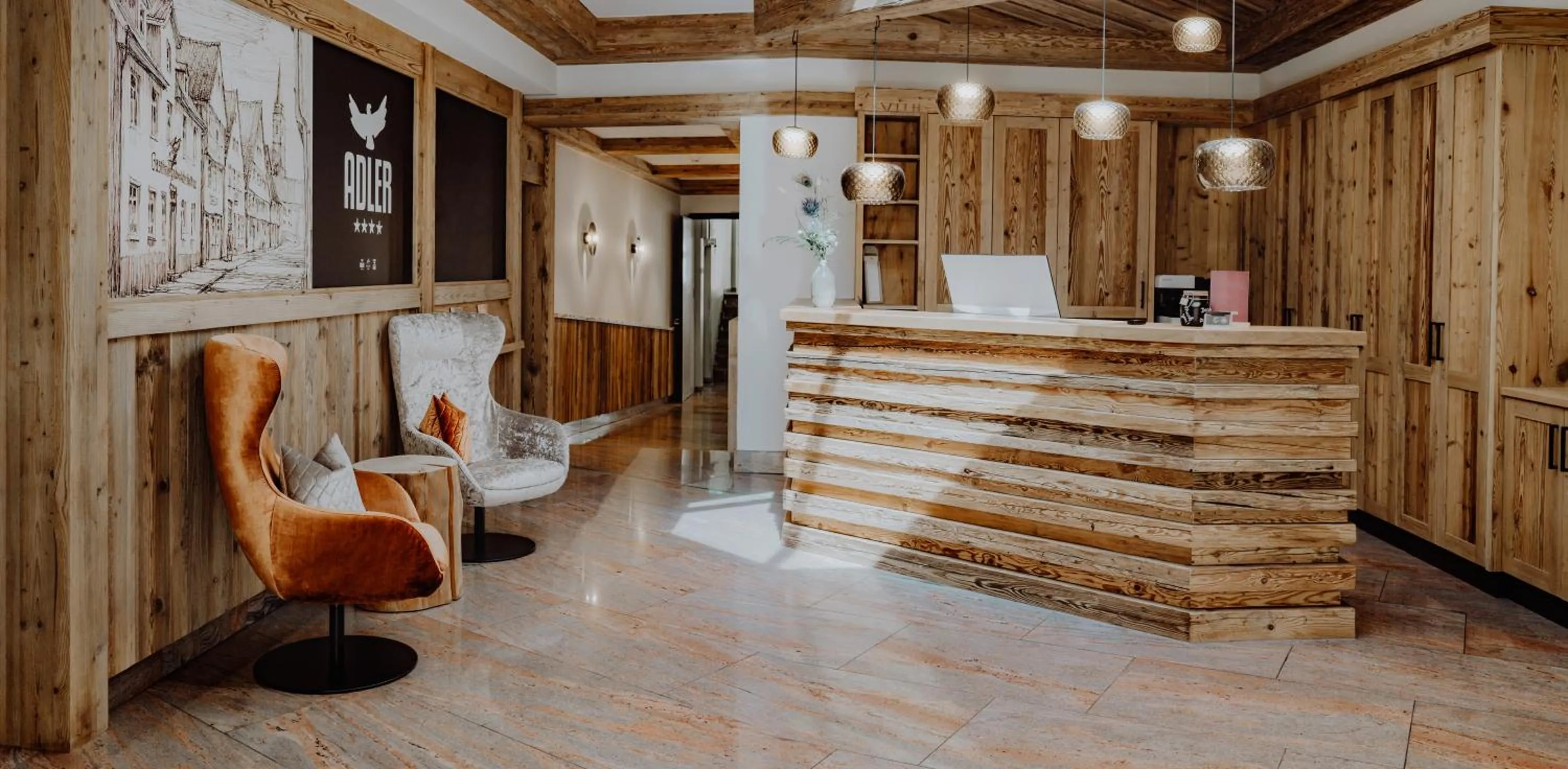 Lobby or reception in Hotel Adler - Paulas Alb