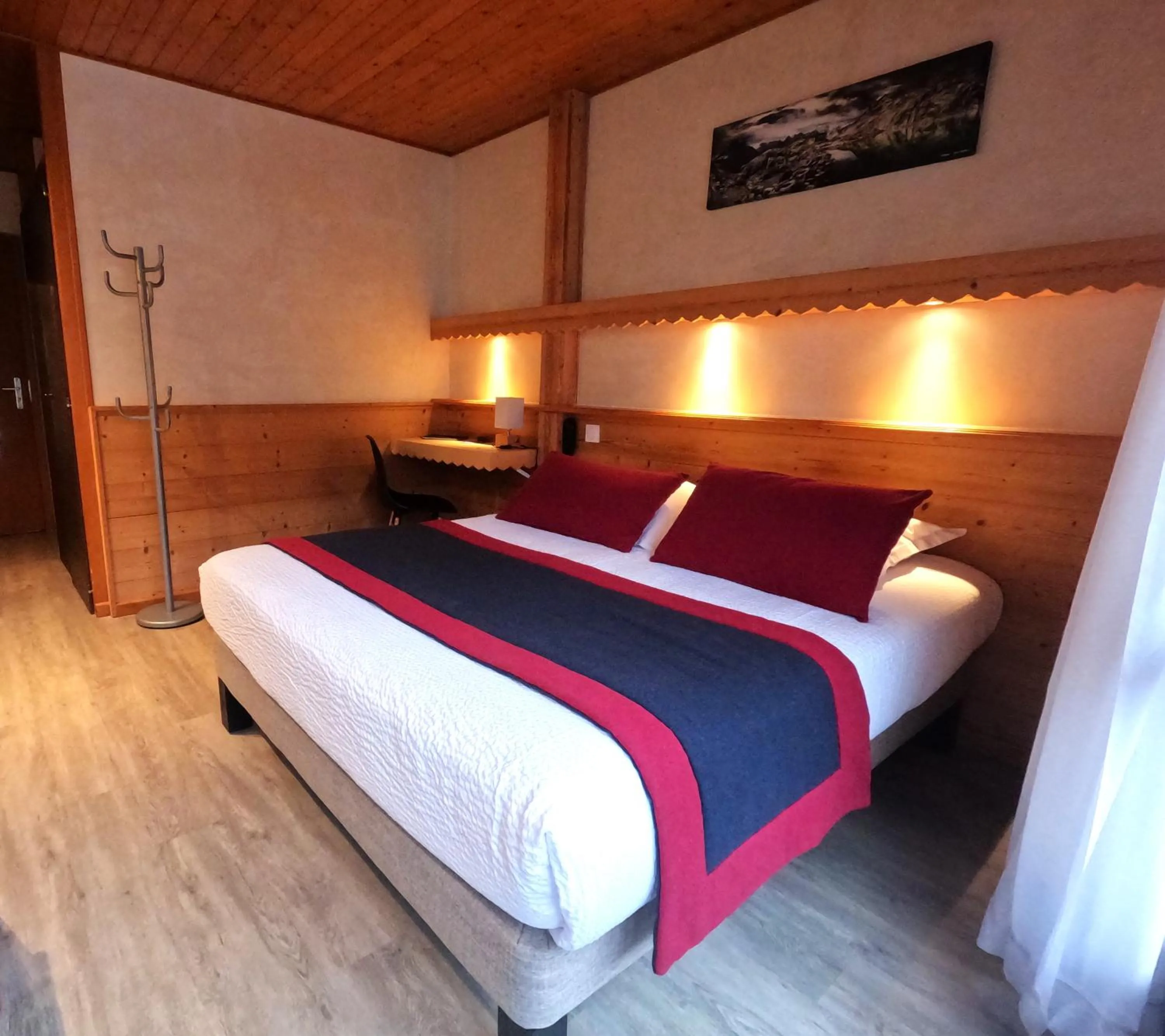 Bed in Hotel Le Soly