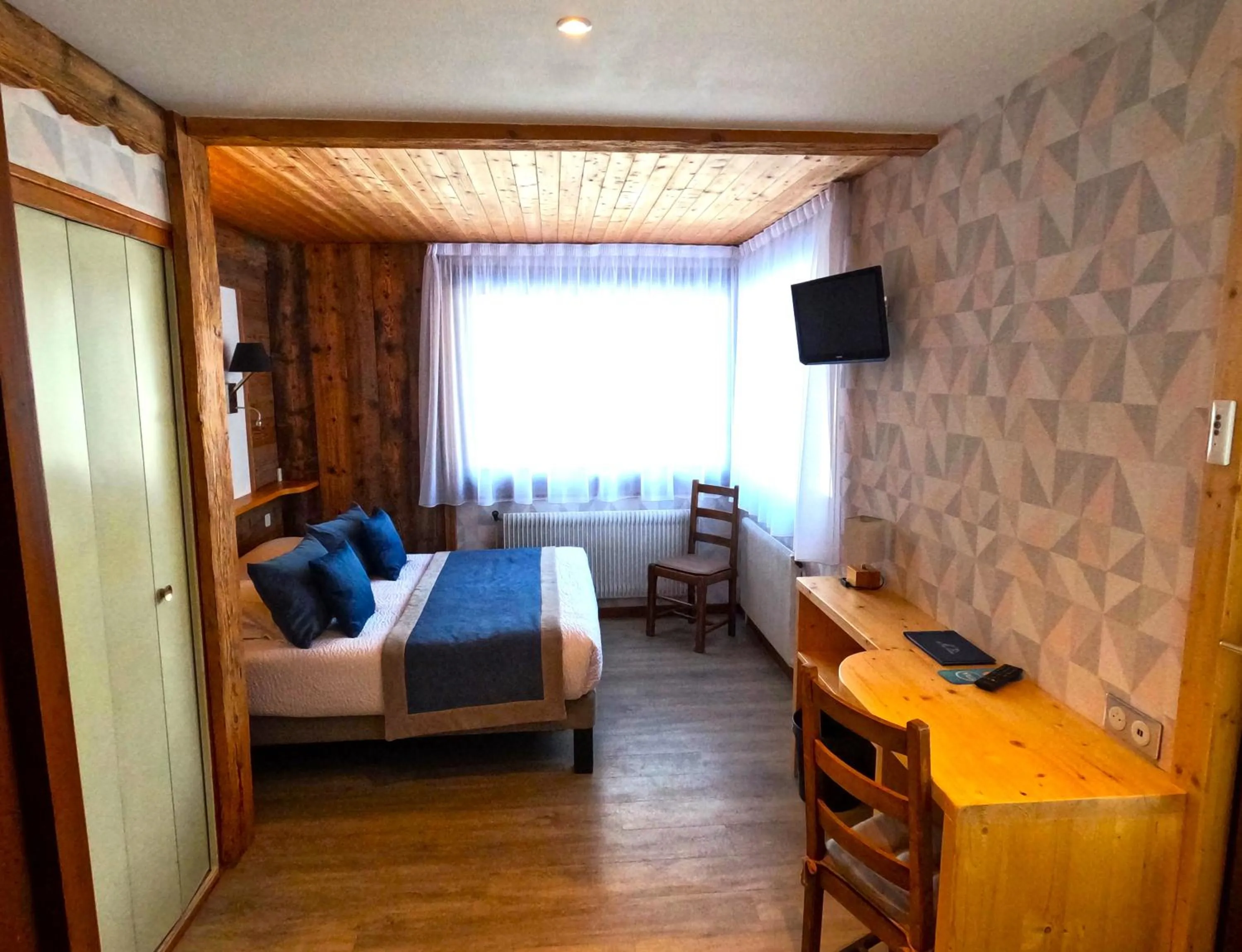 Bed in Hotel Le Soly