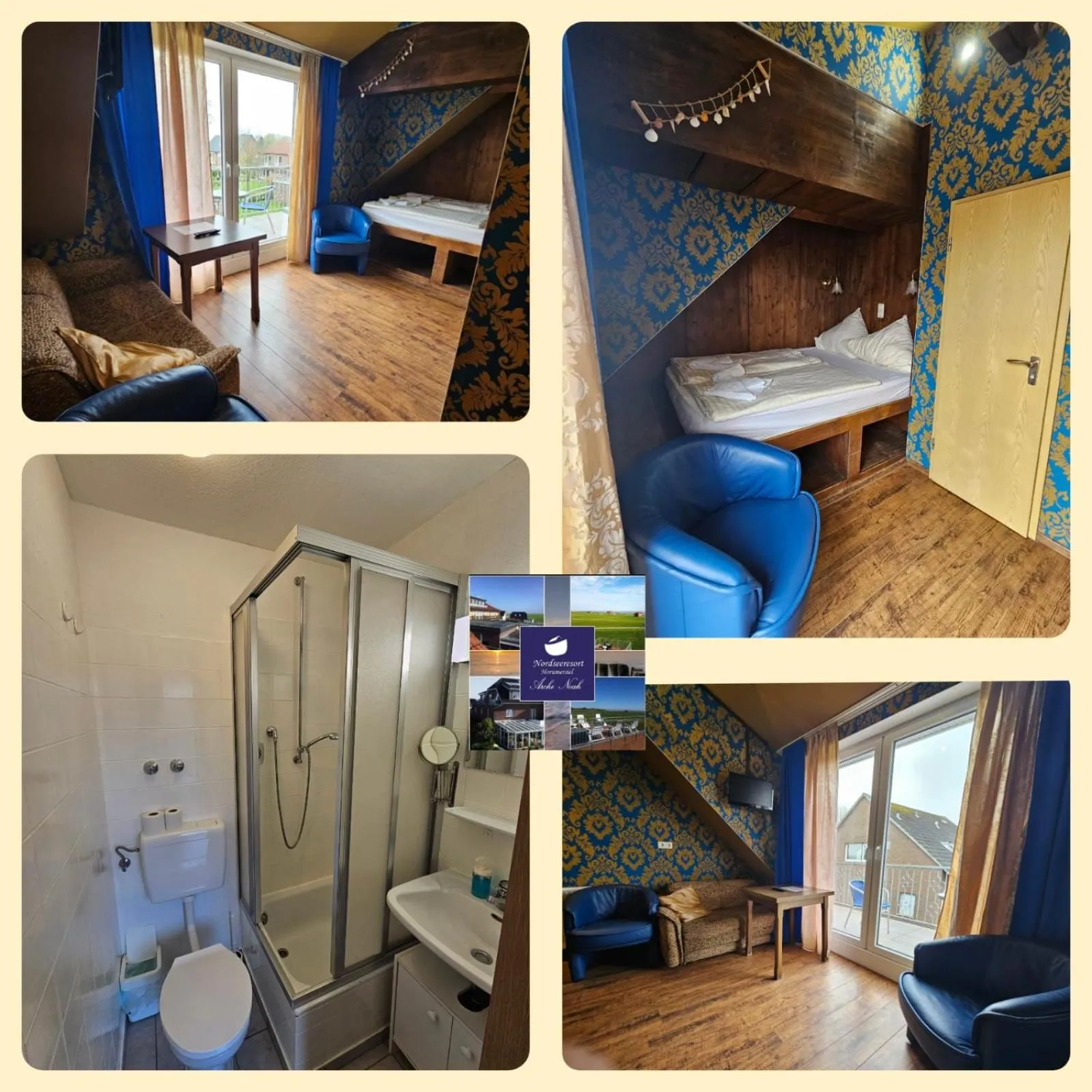Toilet, Bed in NordseeResort Hotel & Suite Arche Noah