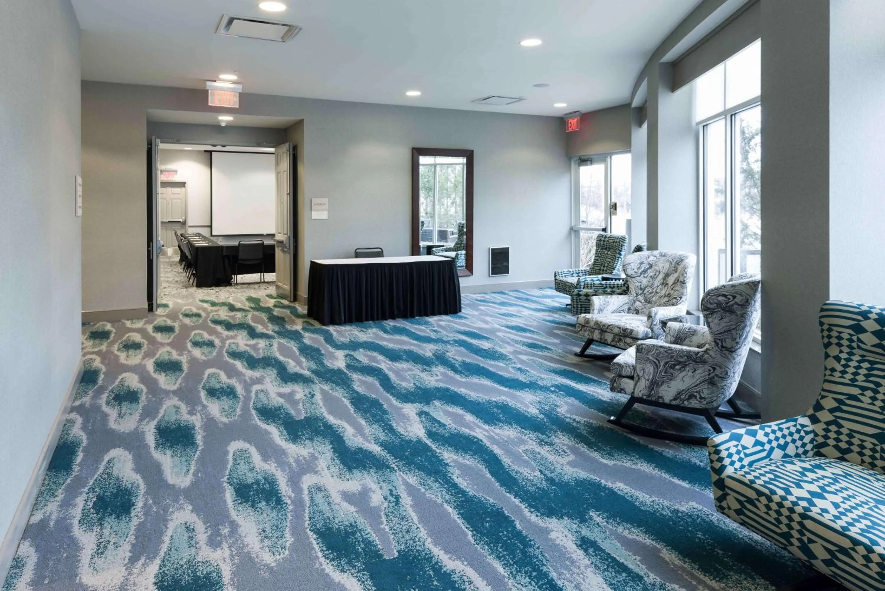 Meeting/conference room, Bed in Hilton Garden Inn Detroit/Novi