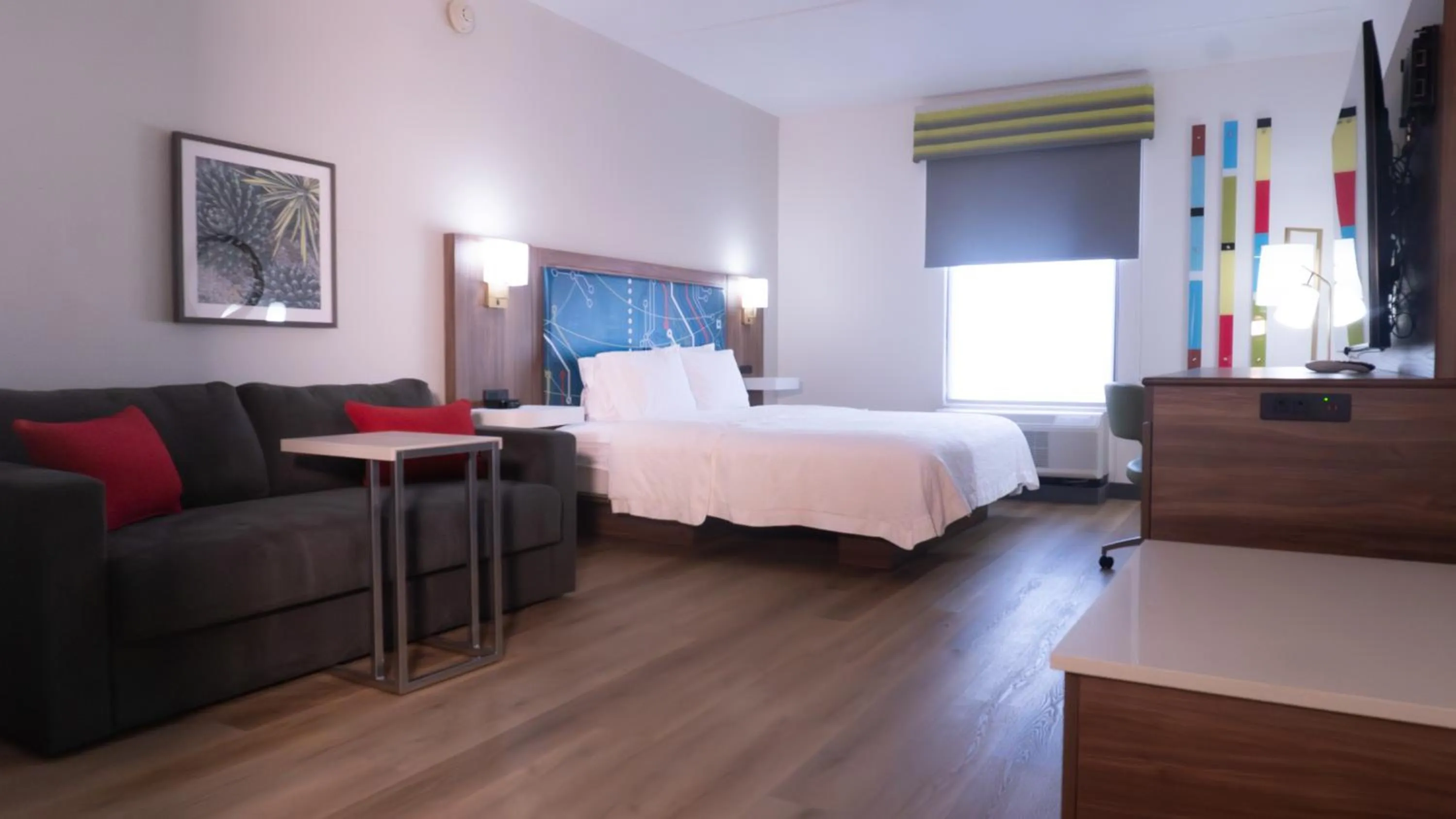 Bed in Hampton Inn and Suites Houston-Katy