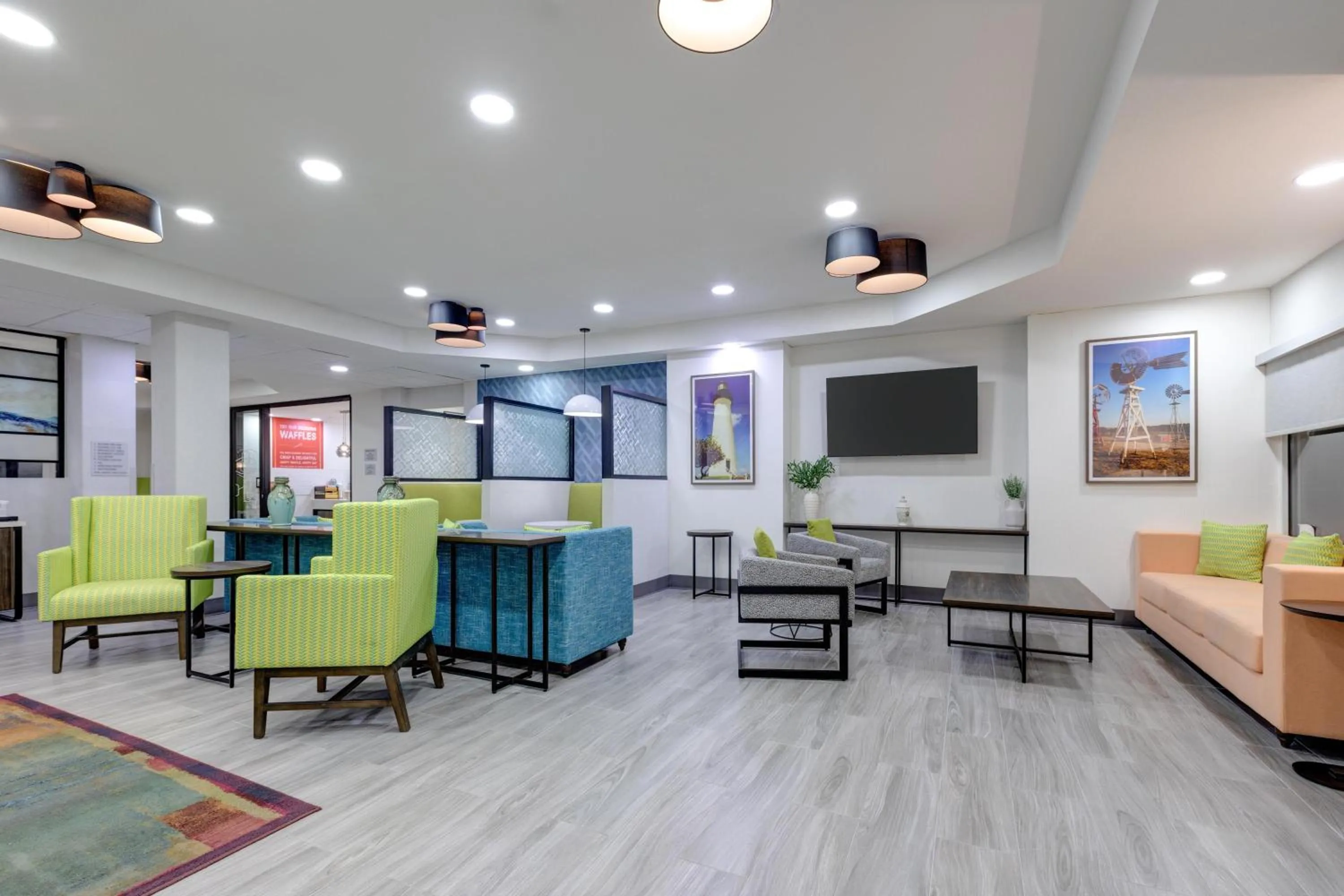 Lobby or reception in Hampton Inn Houston-Deer Park Ship Area