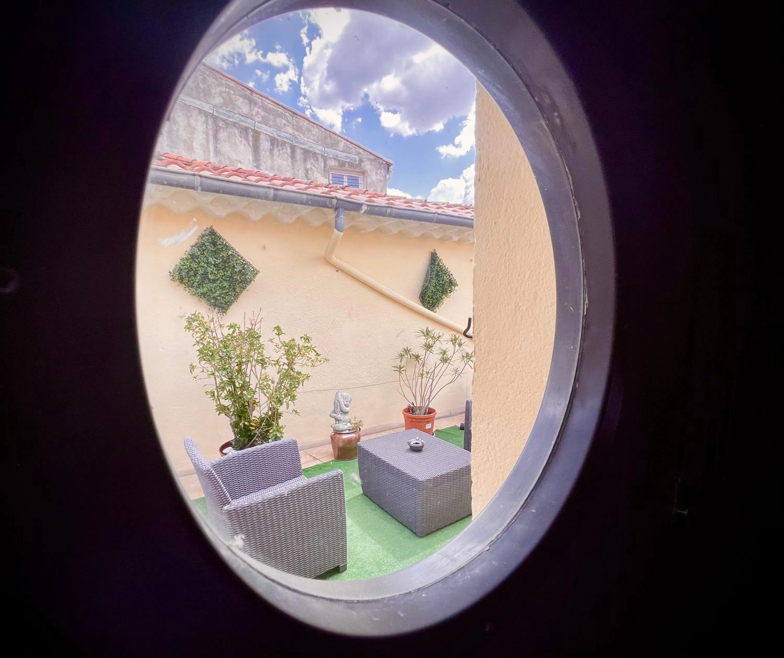 Patio in Hôtel Paul Riquet