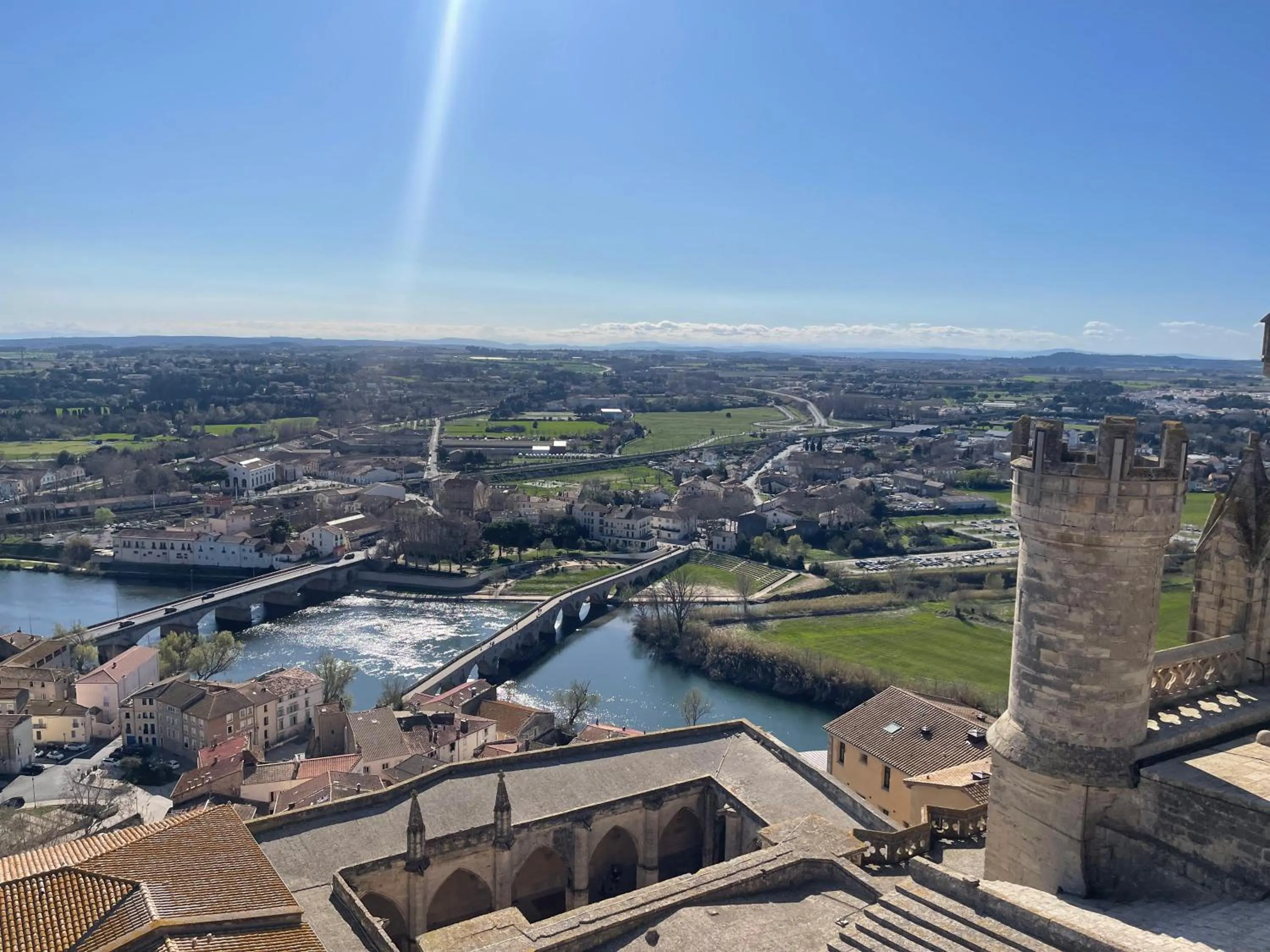 City view in Hôtel Paul Riquet