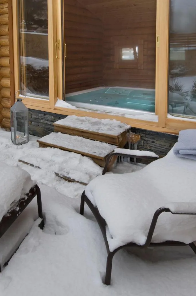 Patio in Chalet Ana & SPA