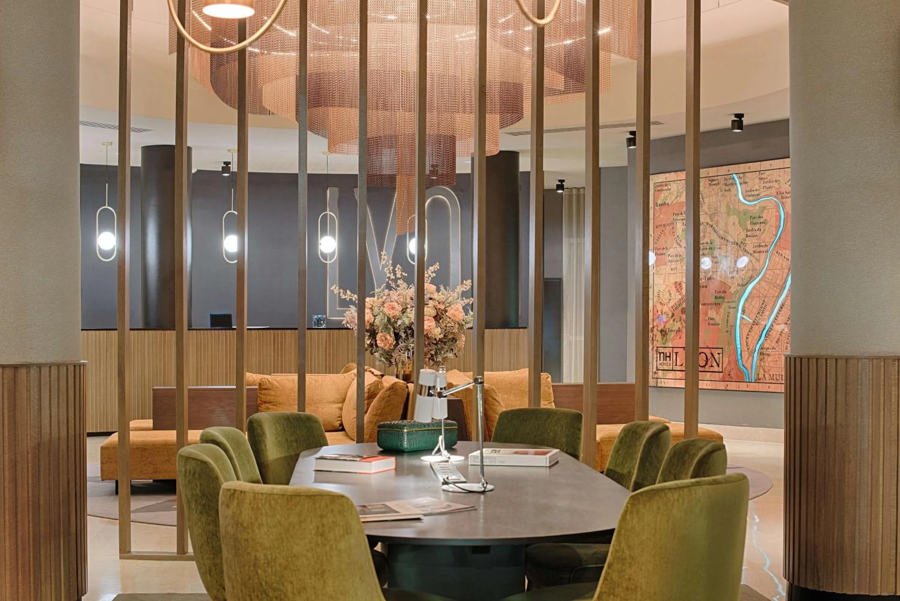 Lobby or reception in NH Lyon Airport