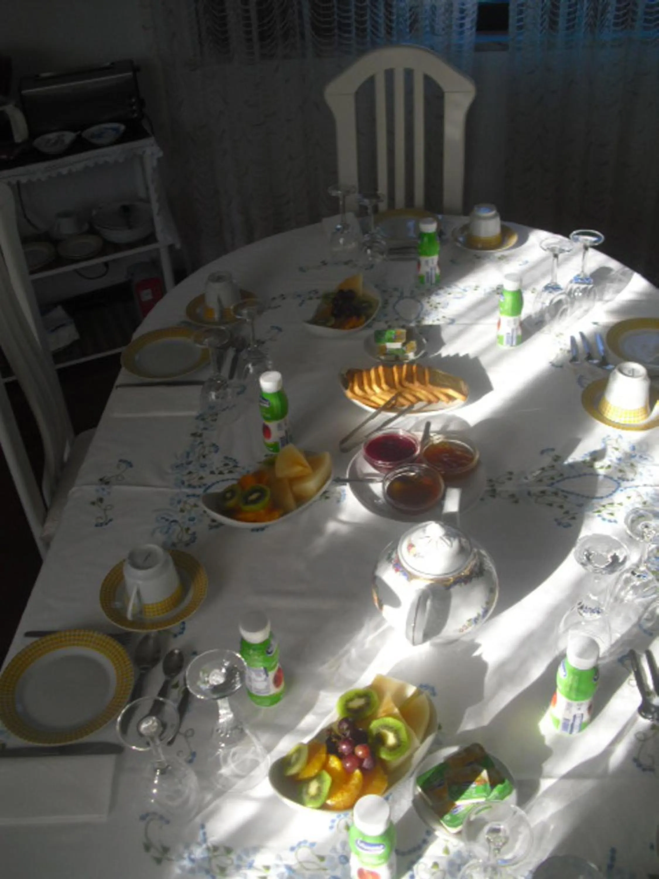 Continental breakfast in Casa Teresinha