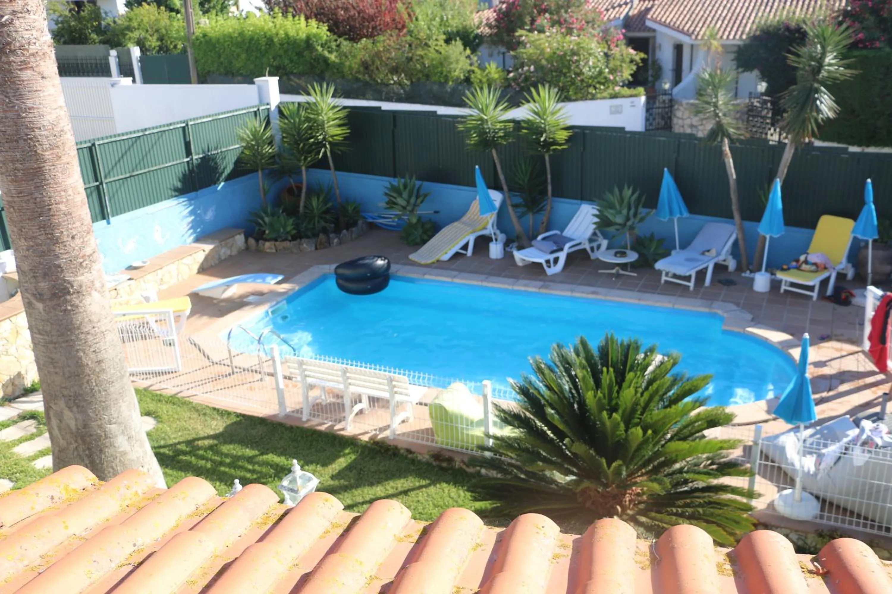 Pool view in Casa Teresinha