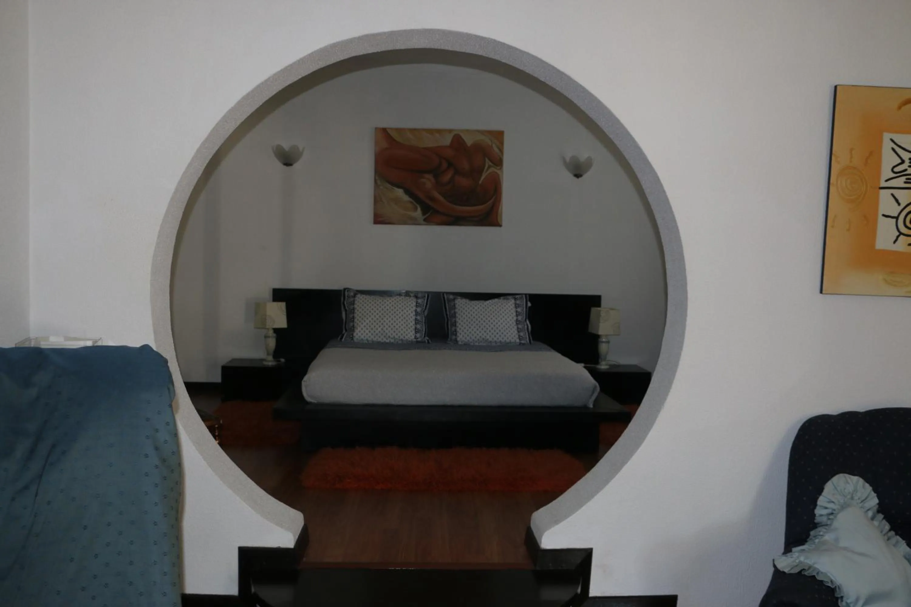 Decorative detail, Bed in Casa Teresinha