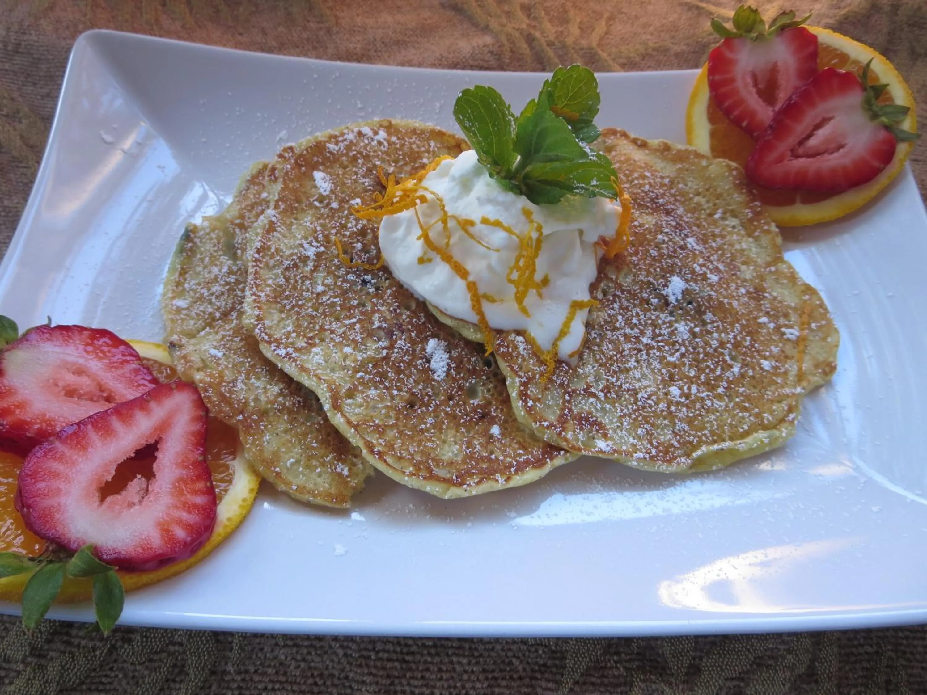 Breakfast in Shades of Jade Inn & Spa