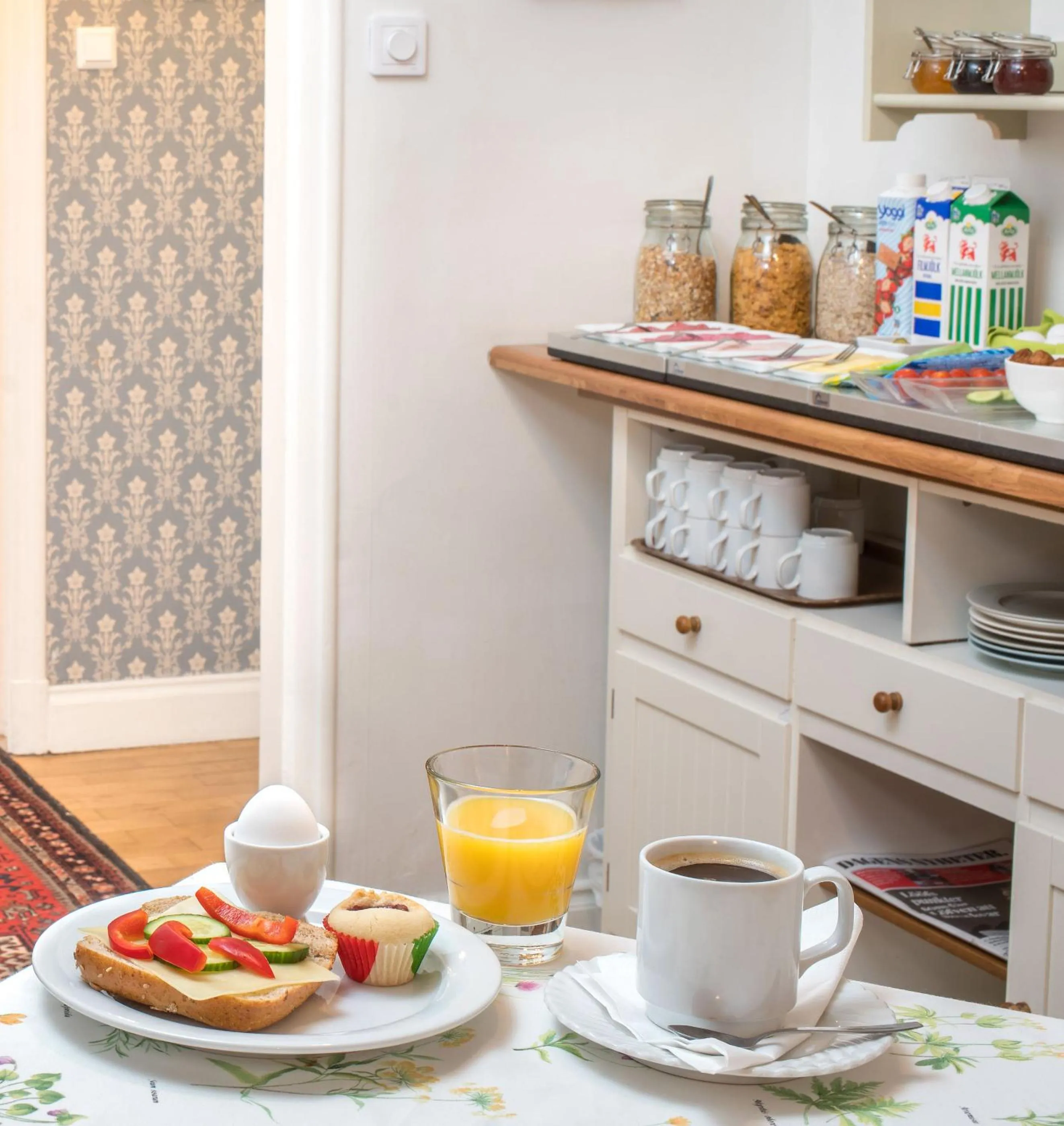 Buffet breakfast in Wasa Park Hotel